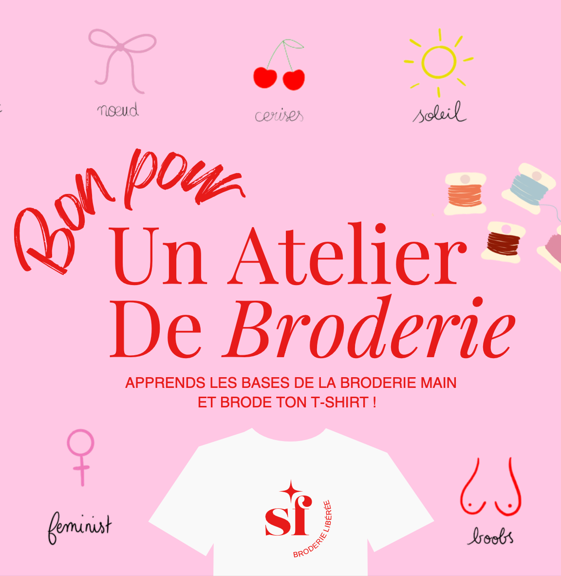 Gift voucher: Marseille embroidery workshop