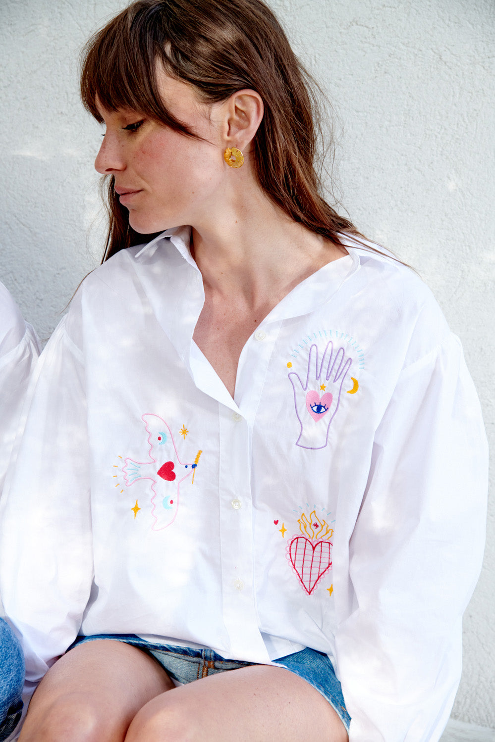 Chemise brodée Paloma