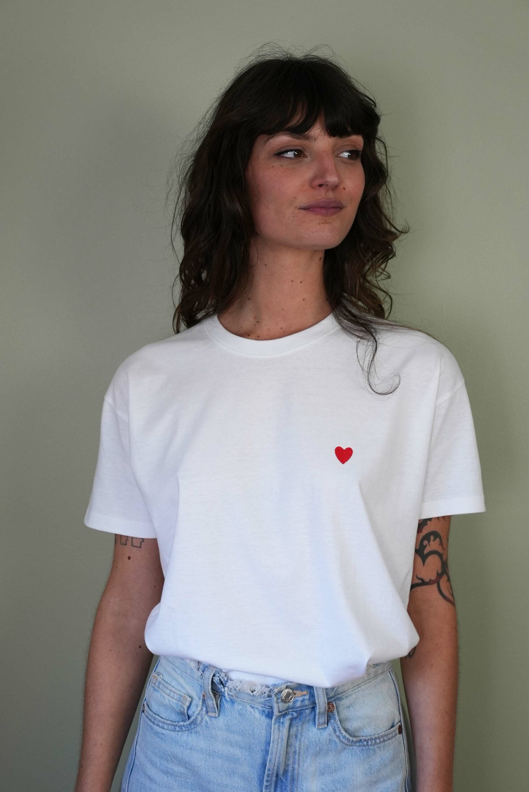 T-shirt coeur (personnalisable)