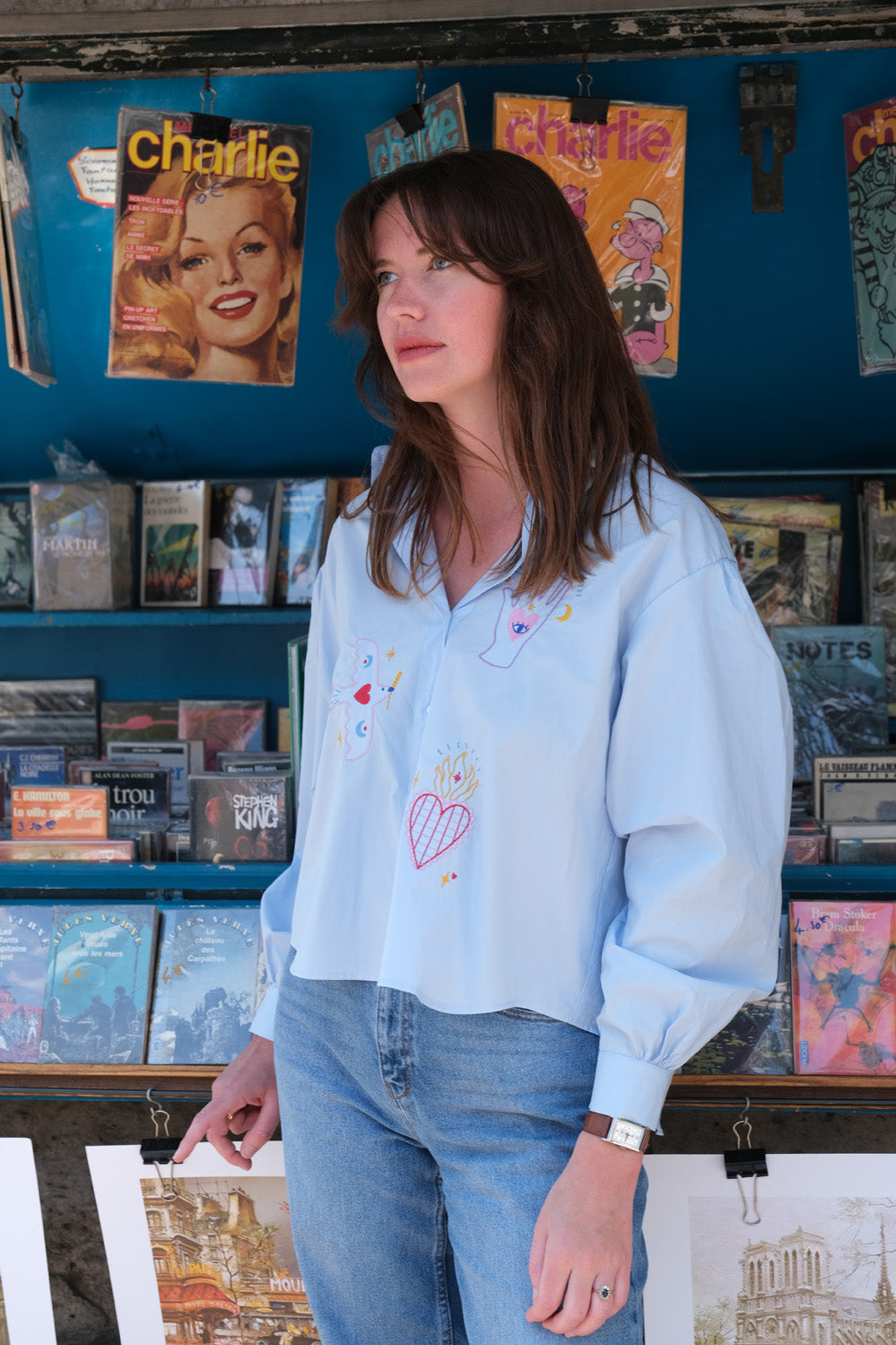 Chemise brodée Paloma