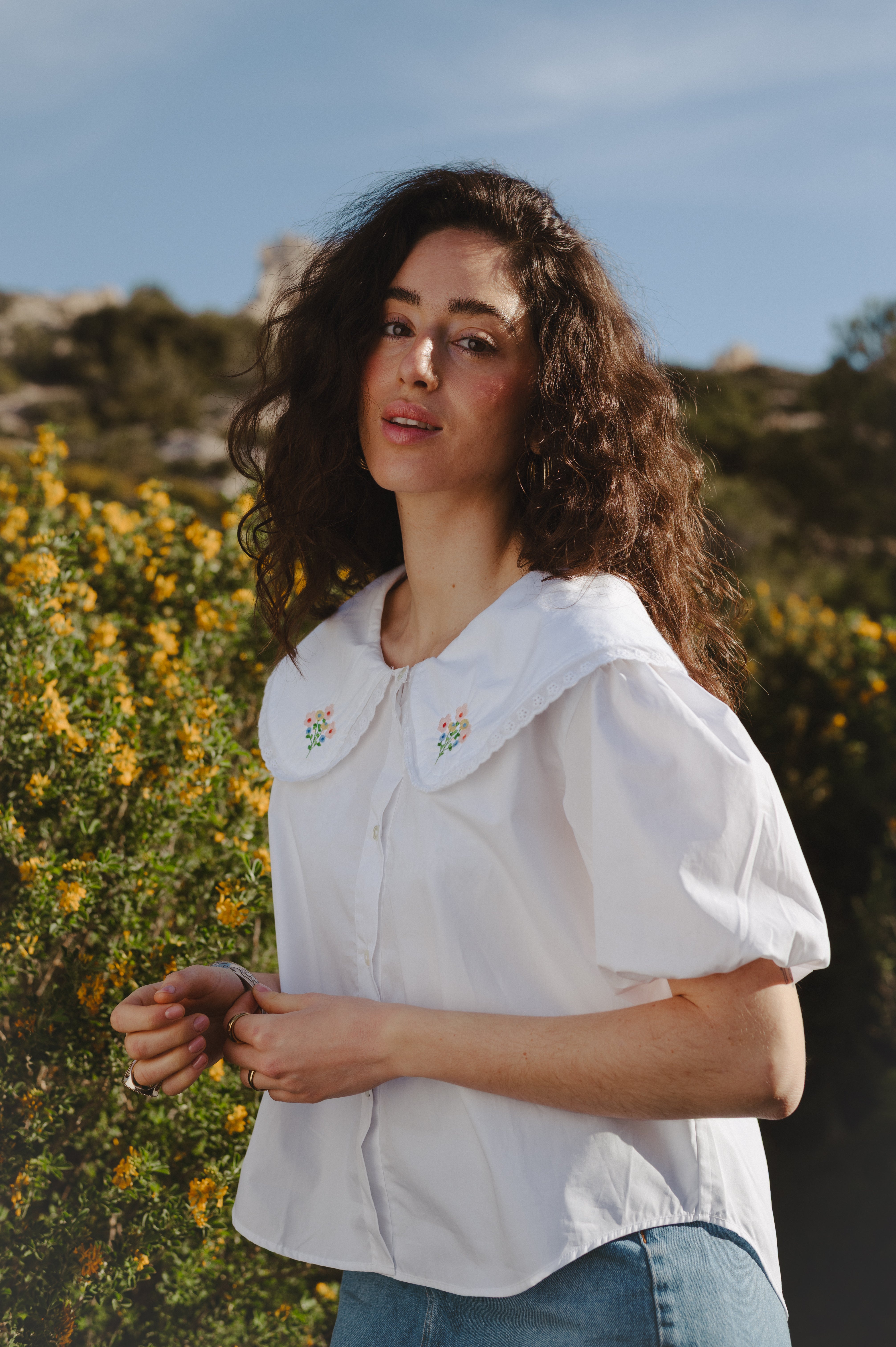 Zora embroidered shirt