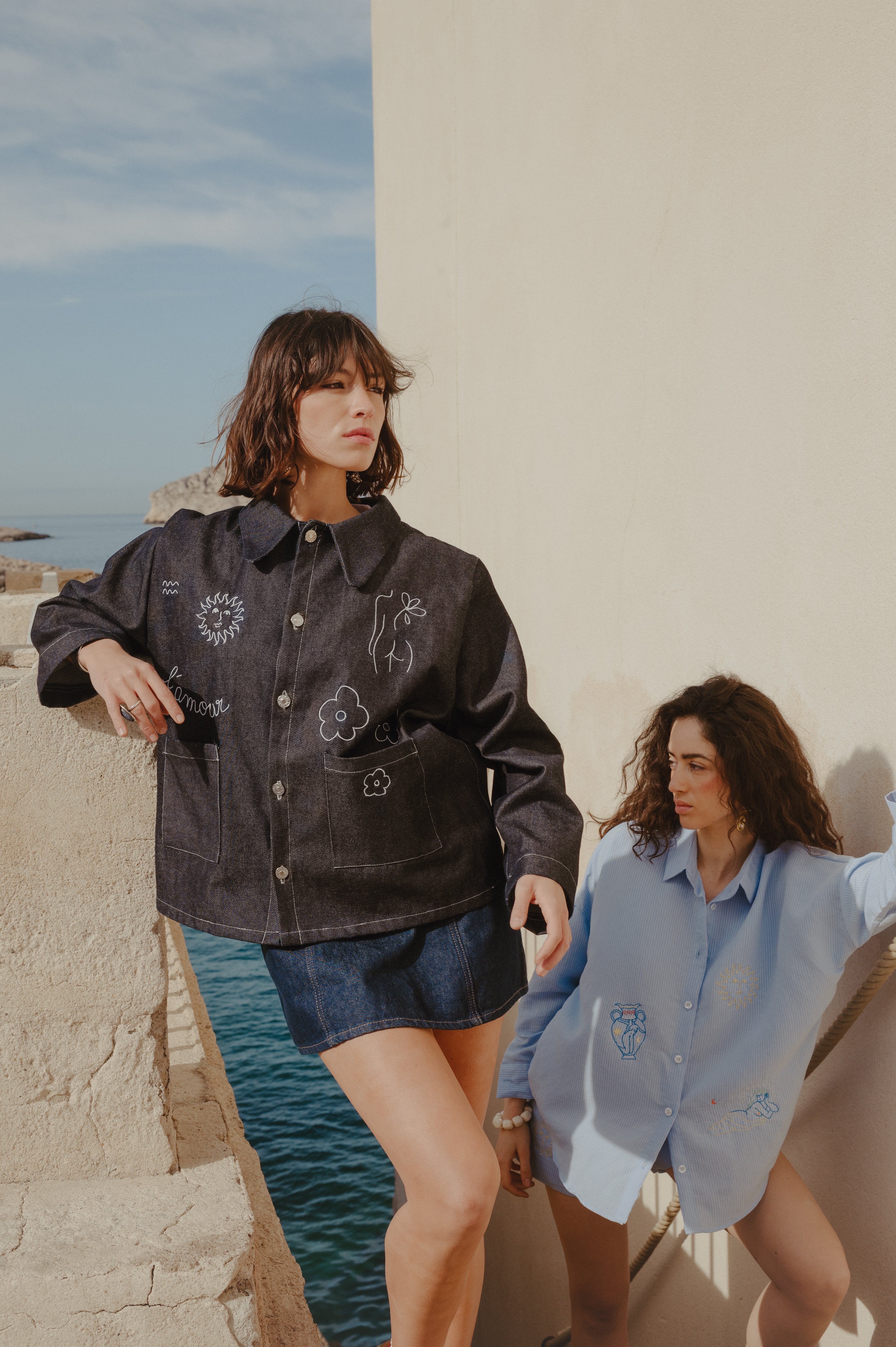 Zora embroidered shirt