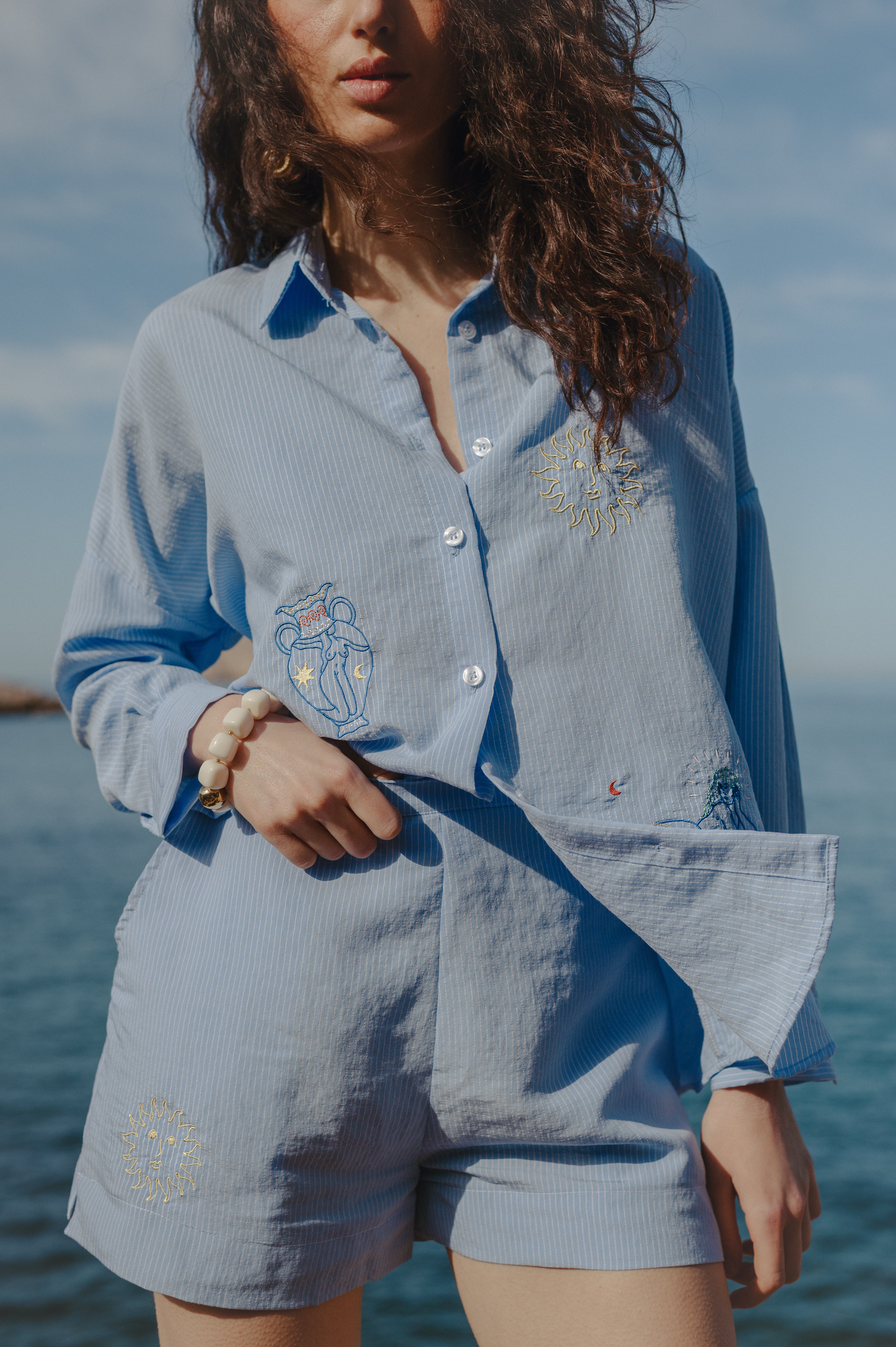 Zora embroidered shirt