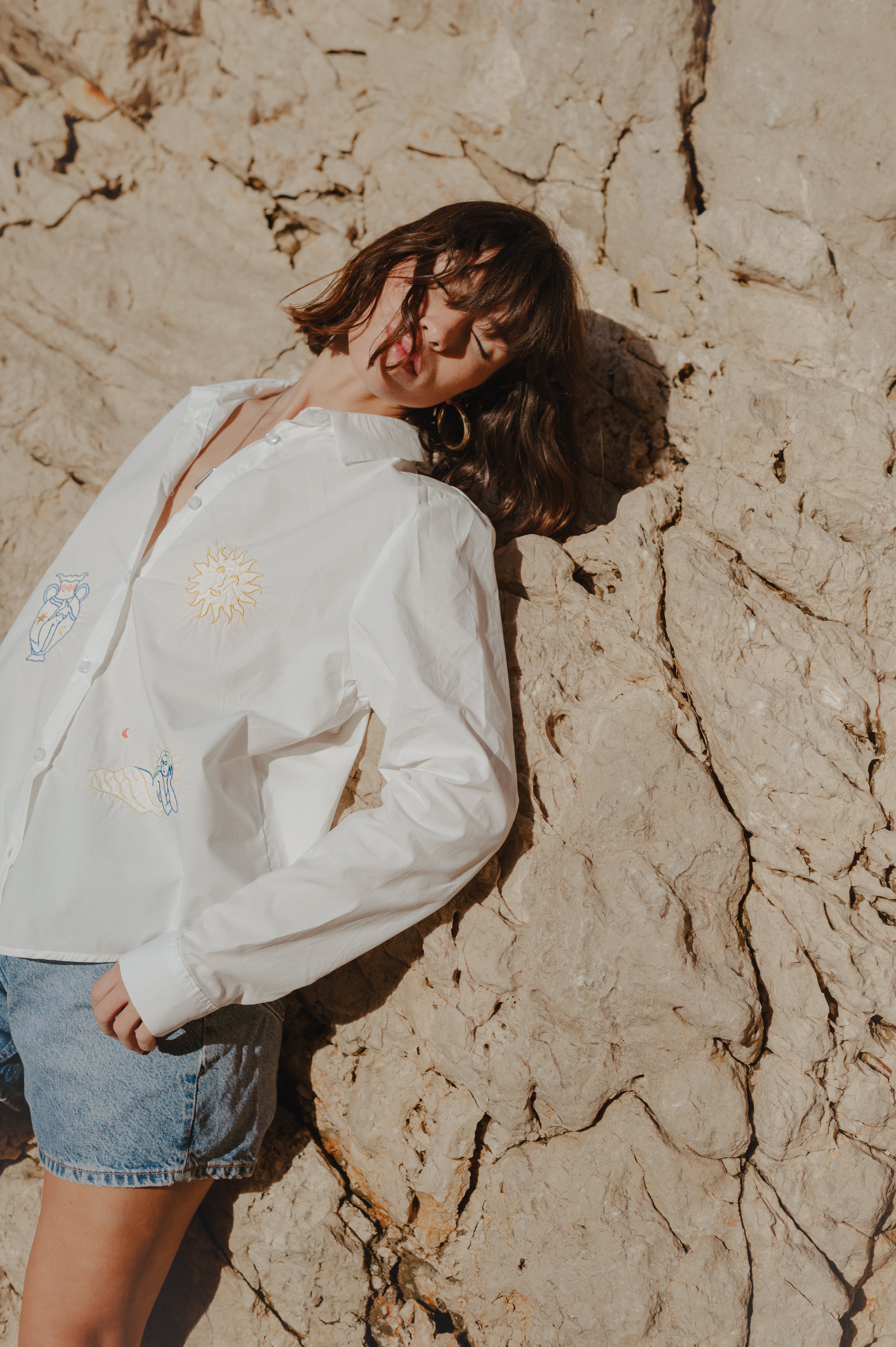 Zora embroidered shirt