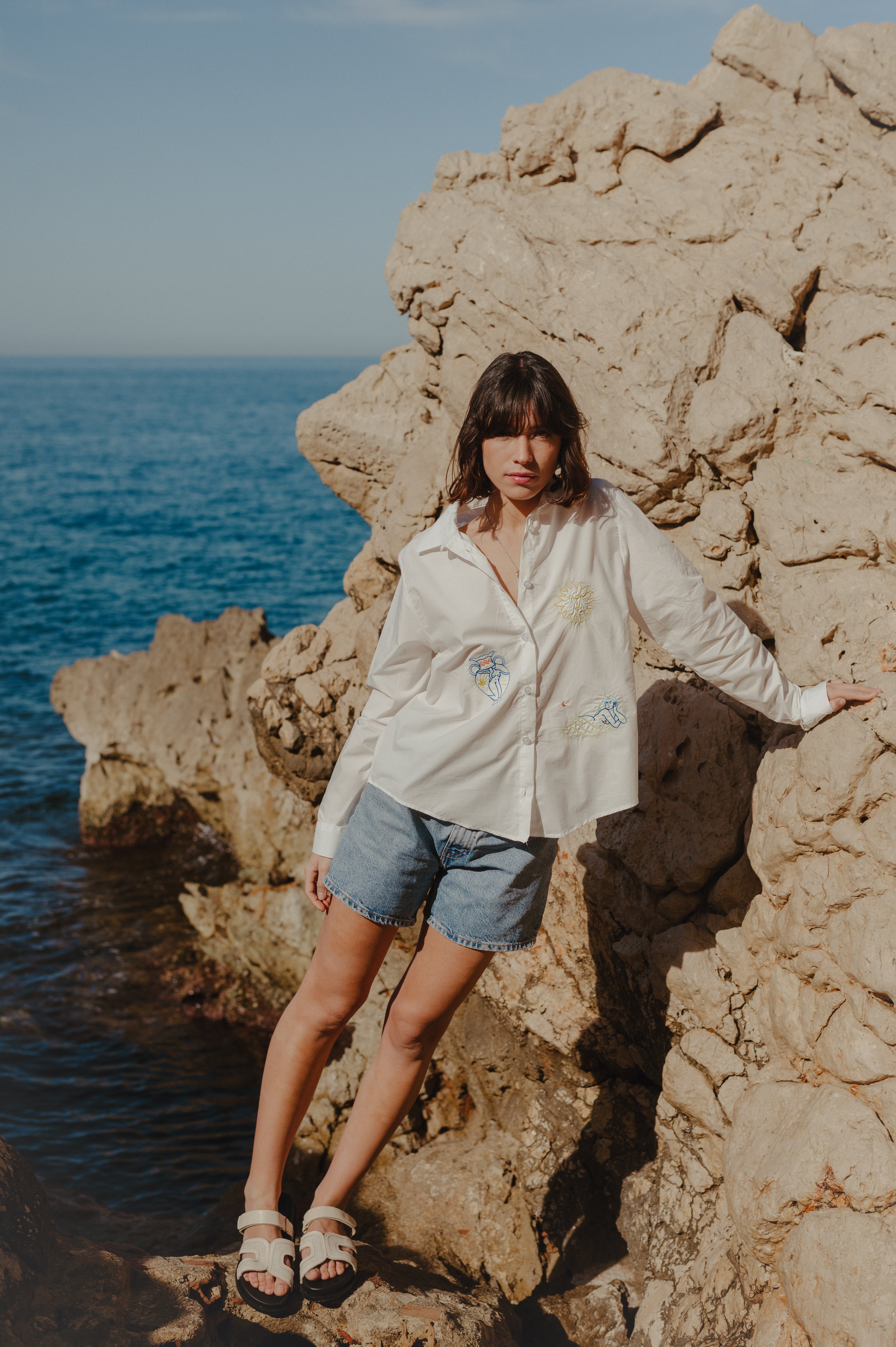 Zora embroidered shirt