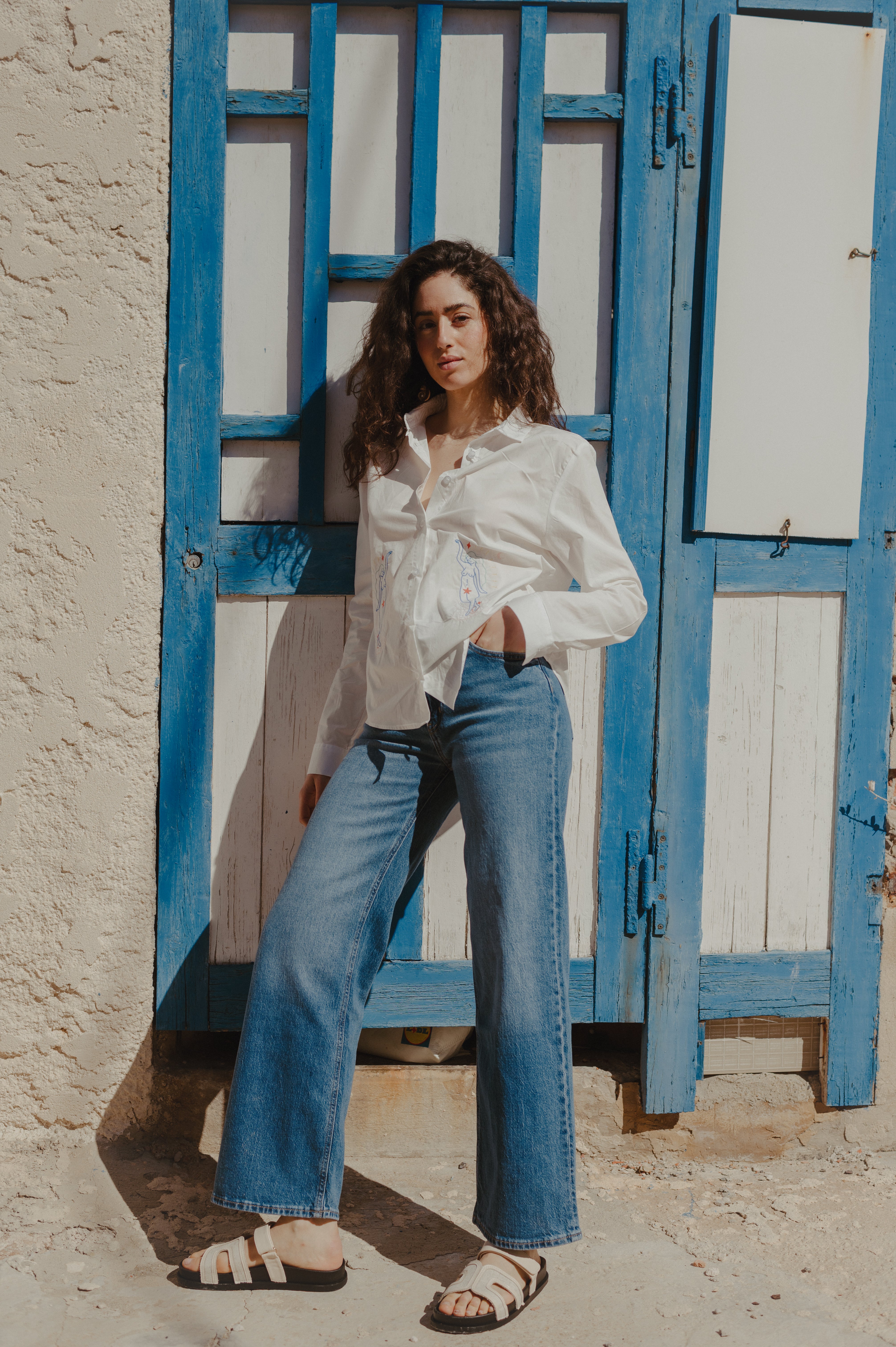 Zora embroidered shirt