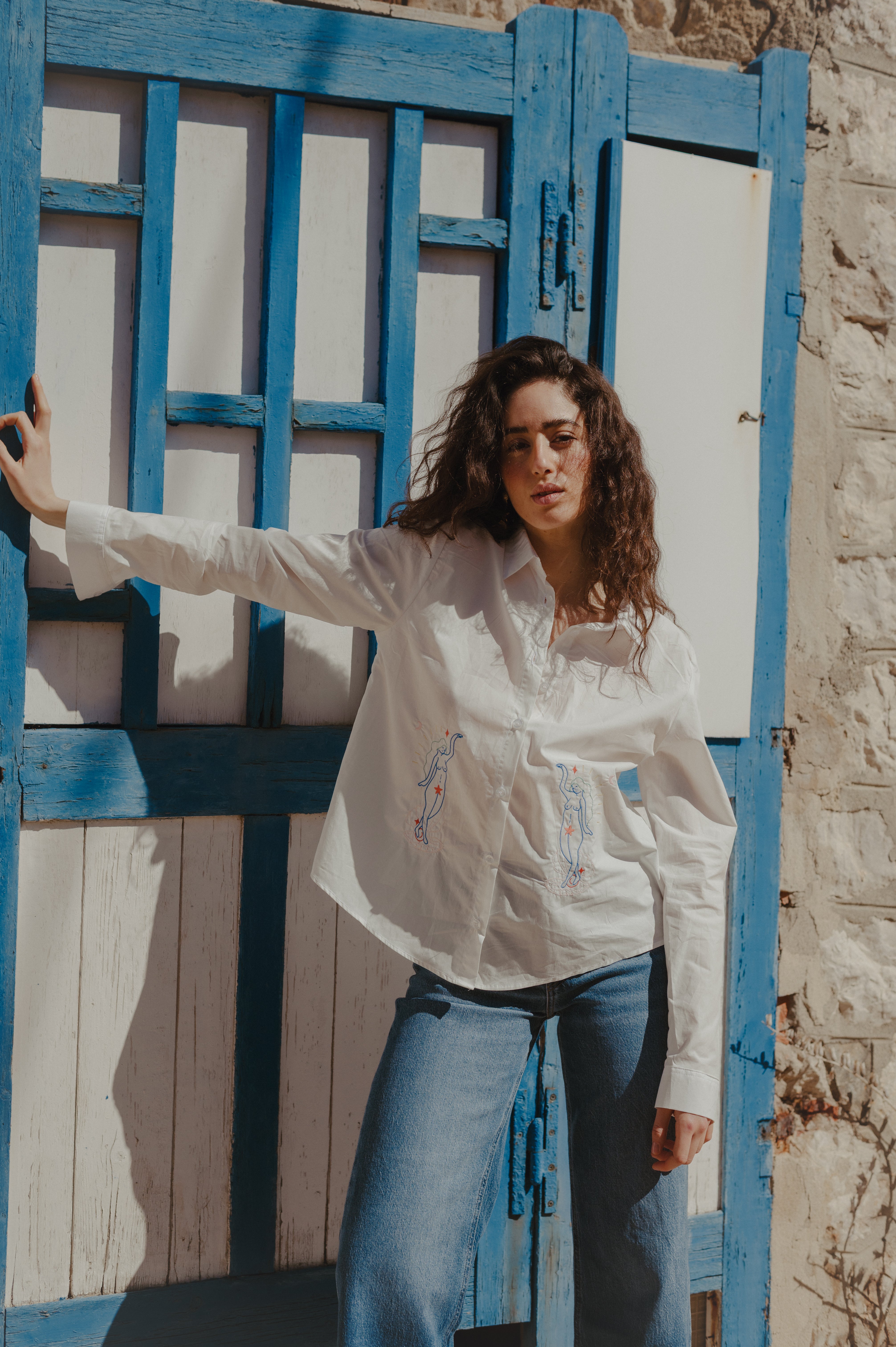 Zora embroidered shirt