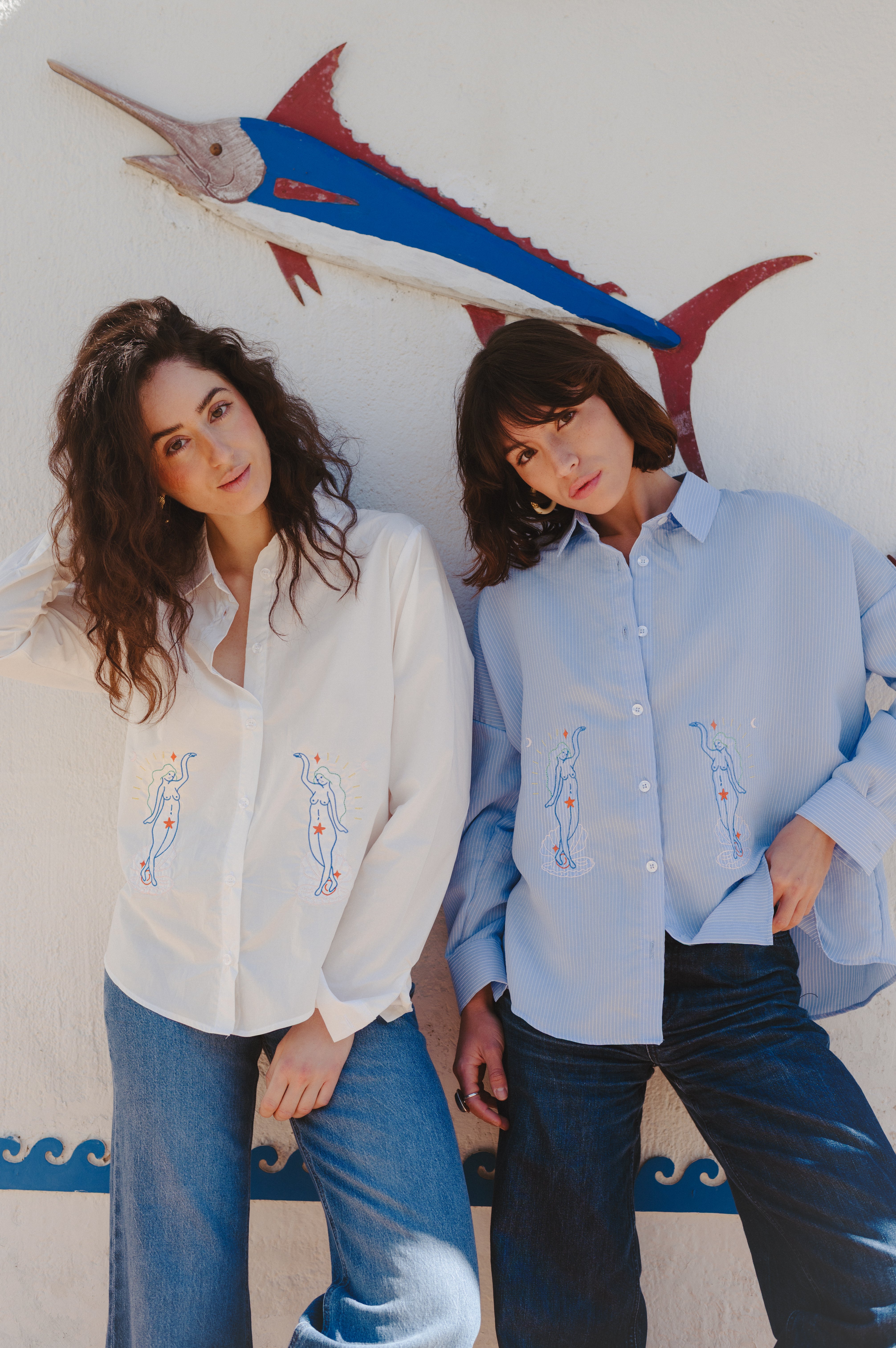 Chemise Blue Aphrodite