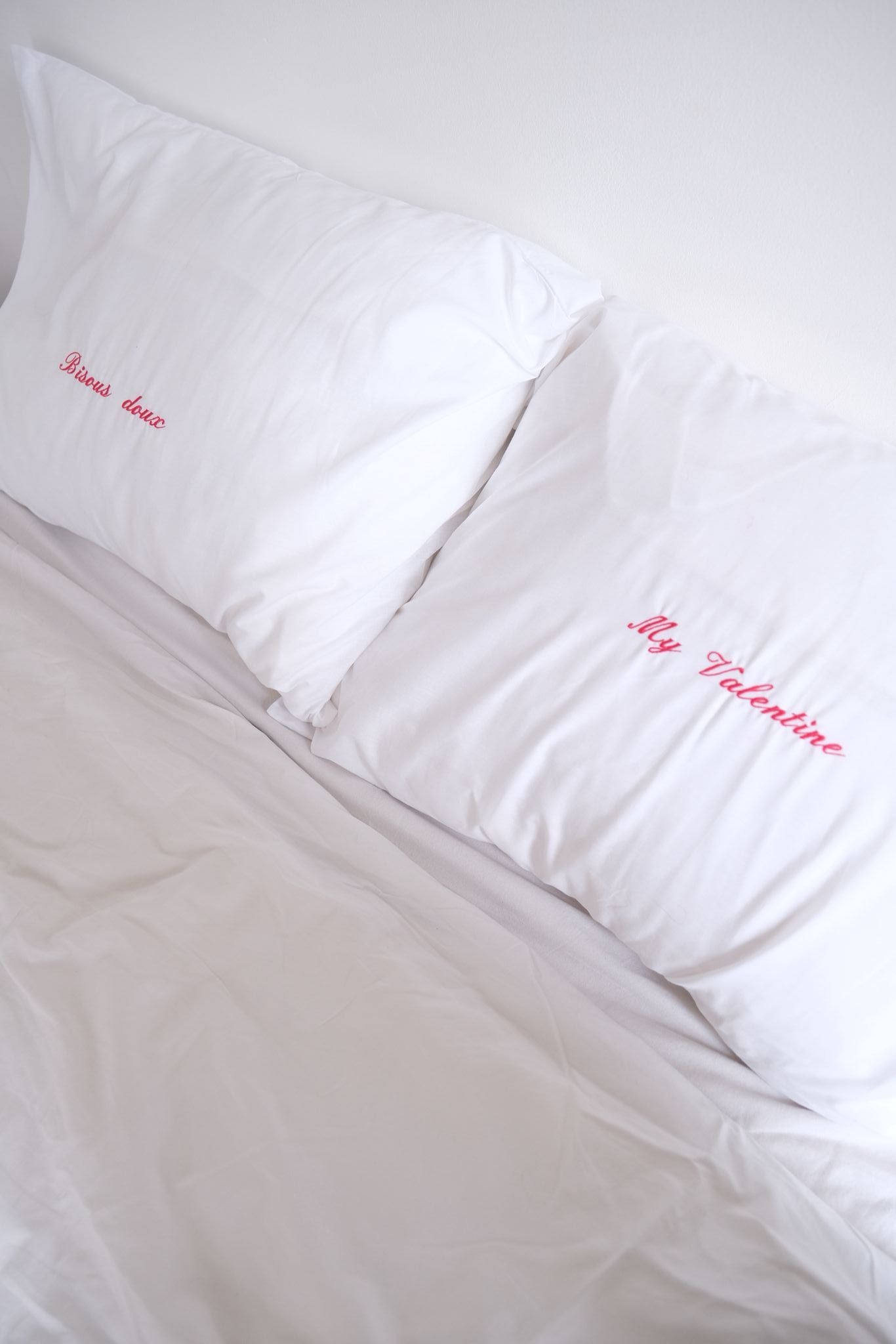 Taies d’oreiller message personnalisé