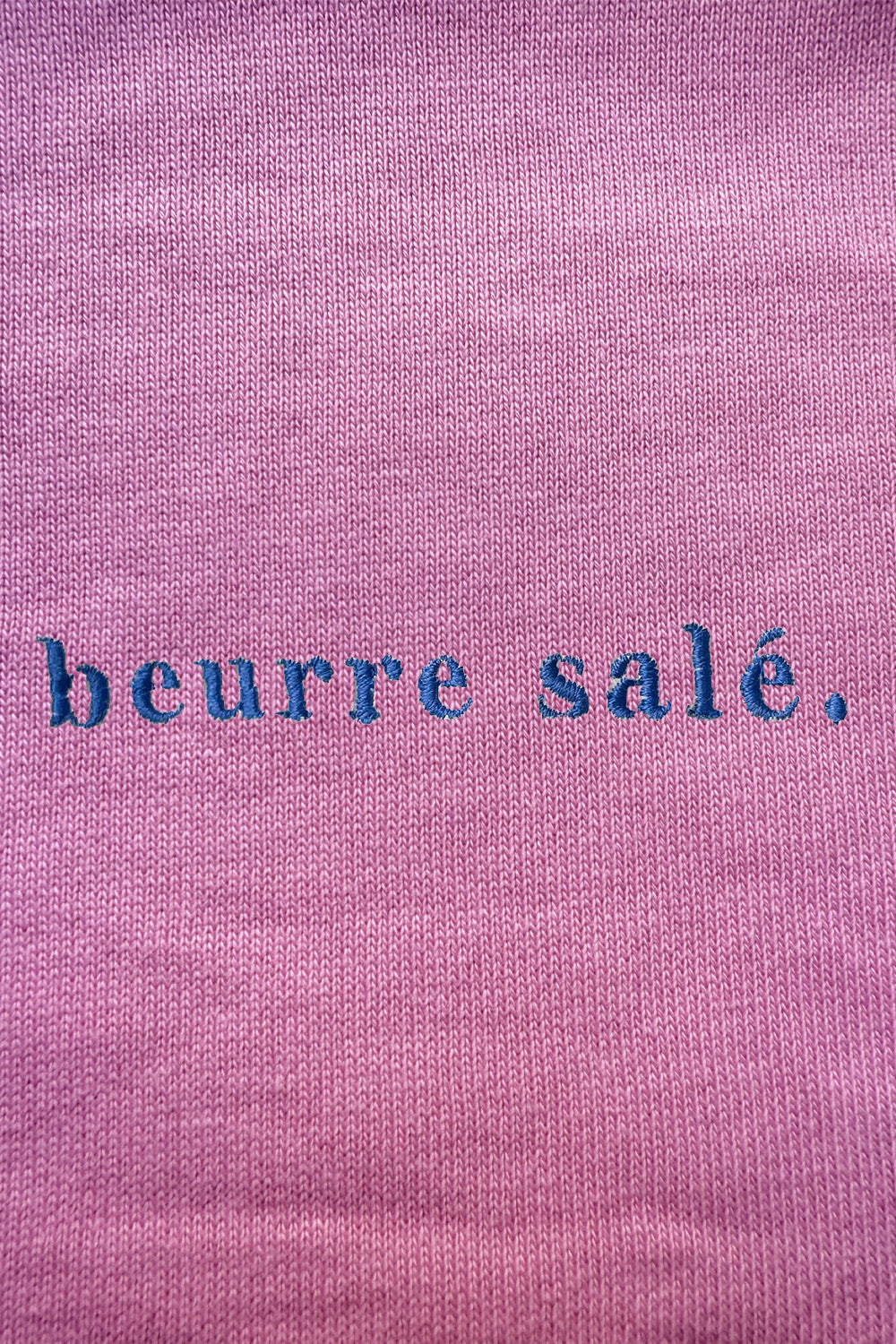 Sweat brodé Beurre salé