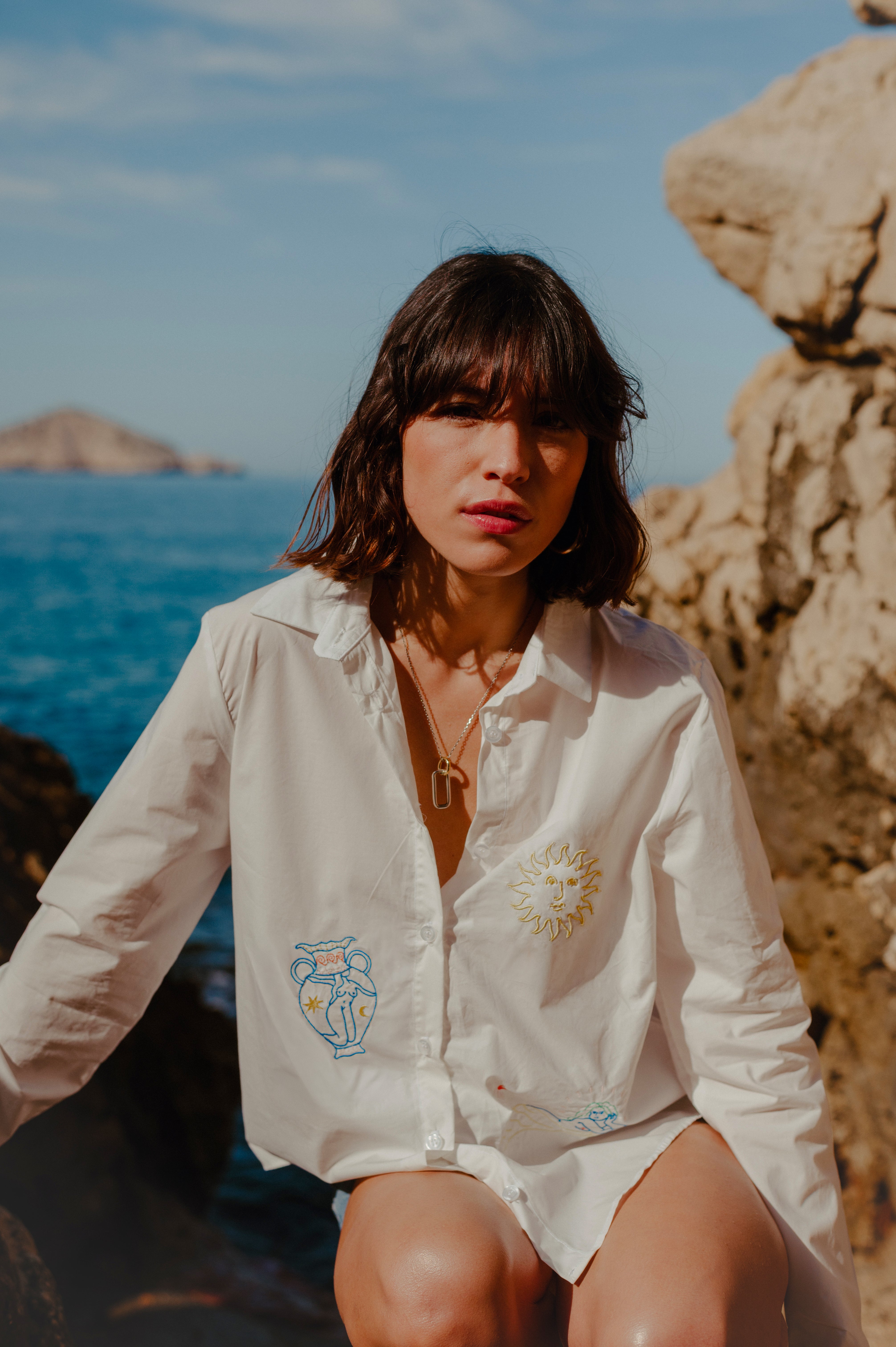 Zora embroidered shirt