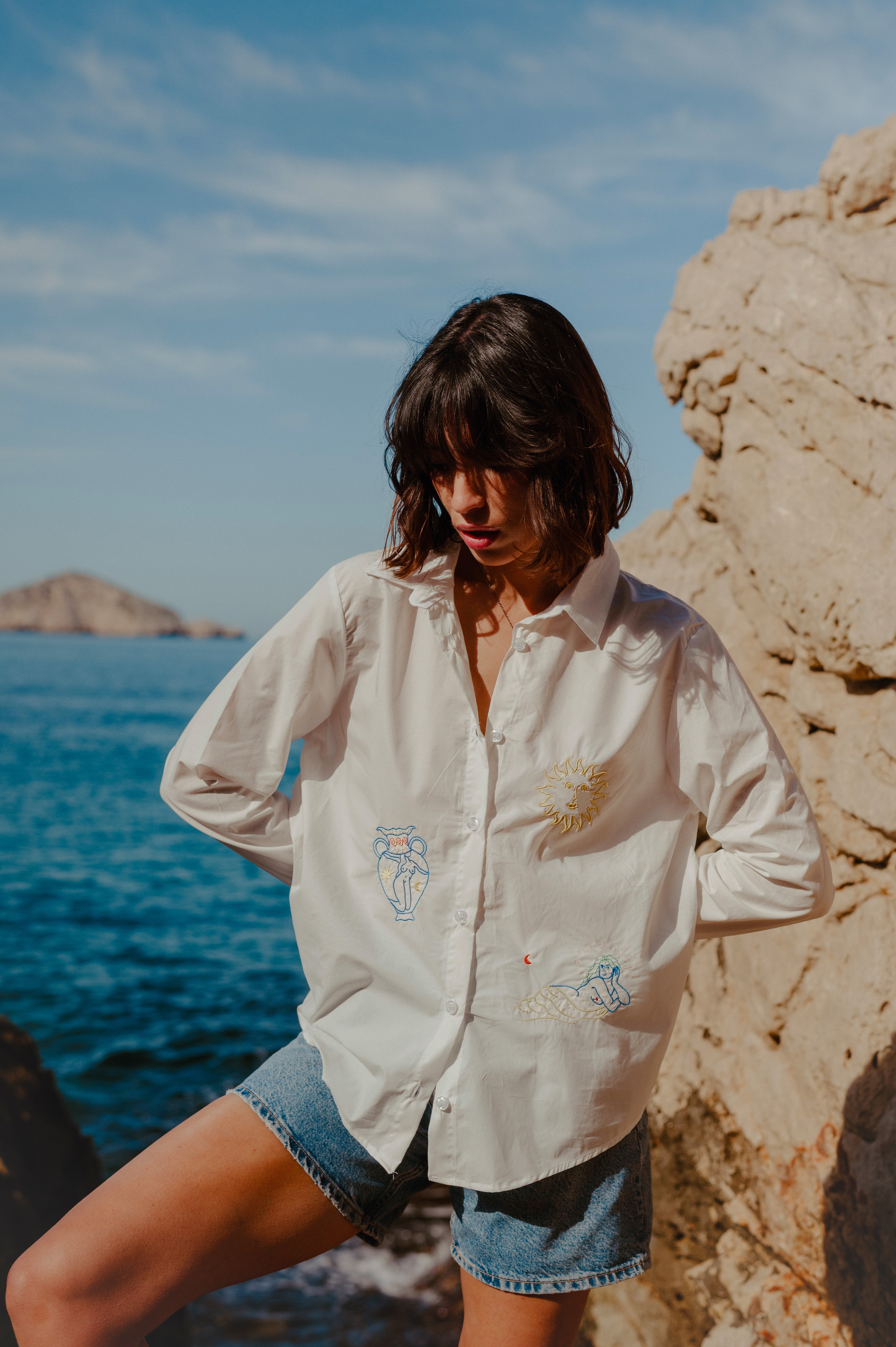 Zora embroidered shirt