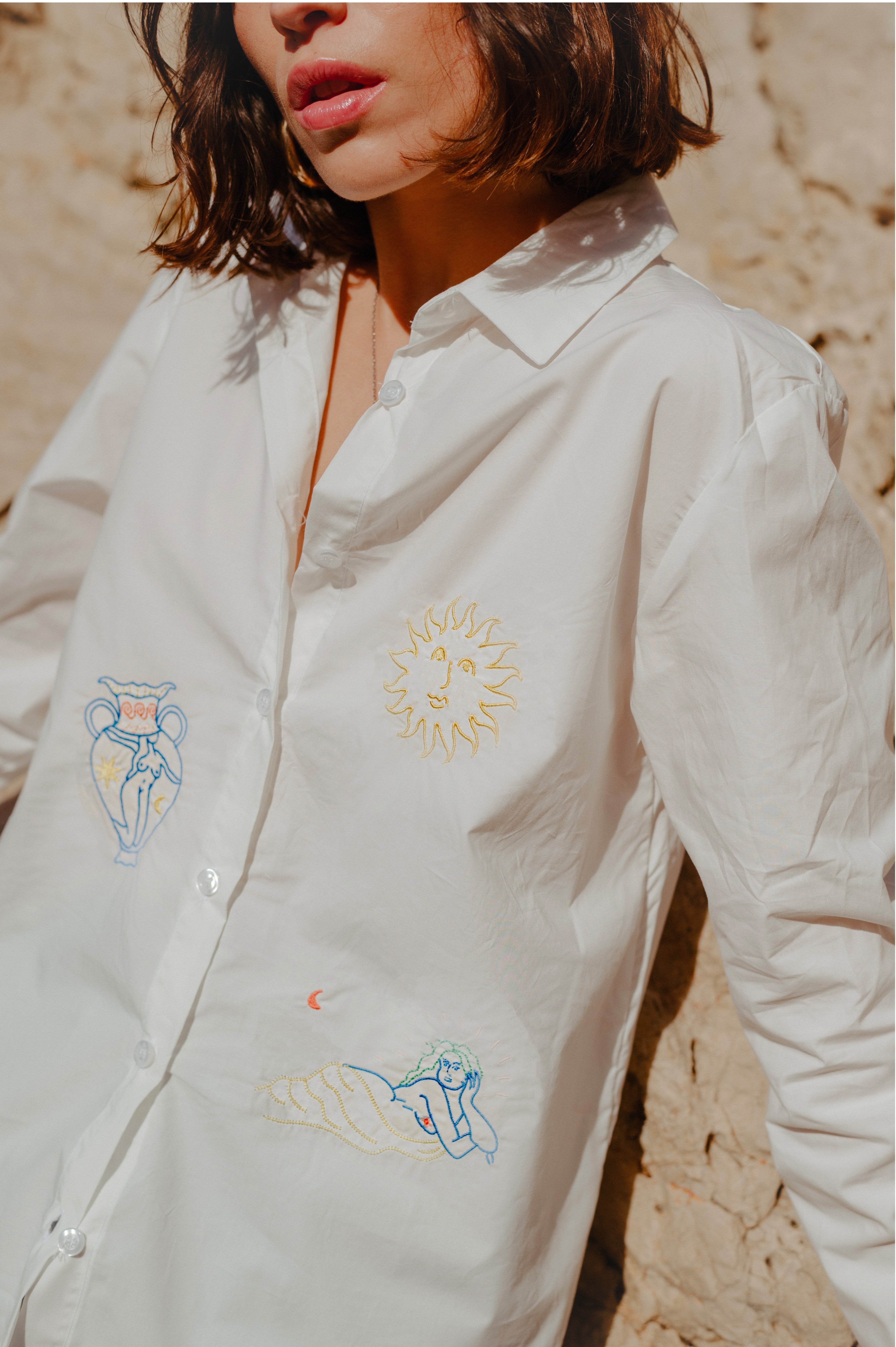 Zora embroidered shirt