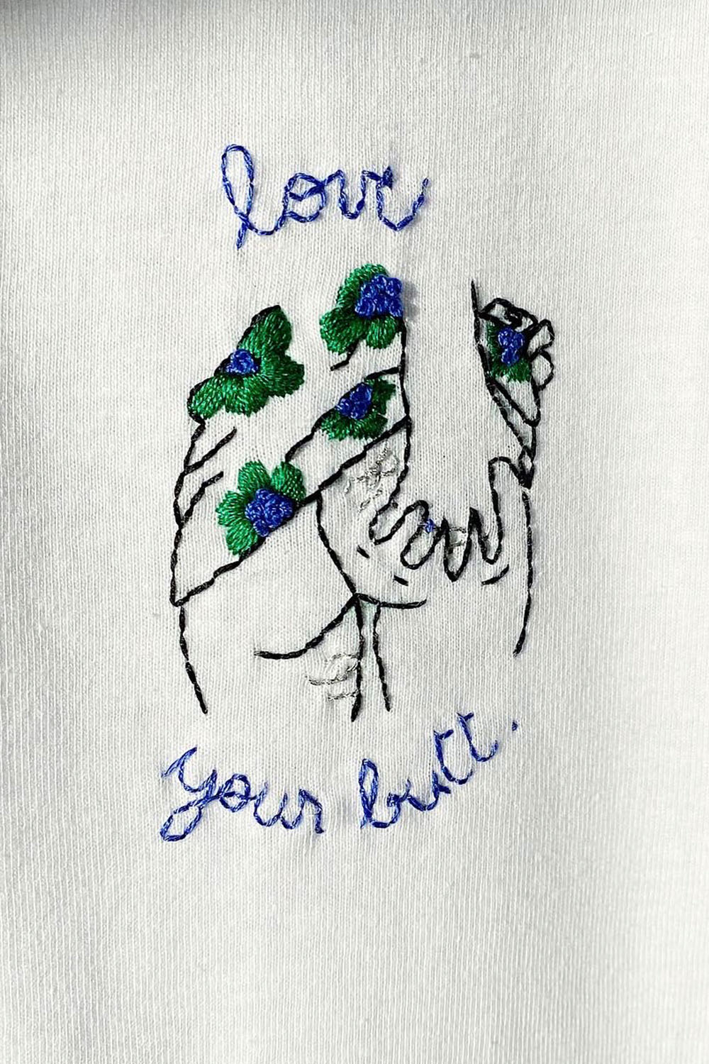 T-shirt Love your butt