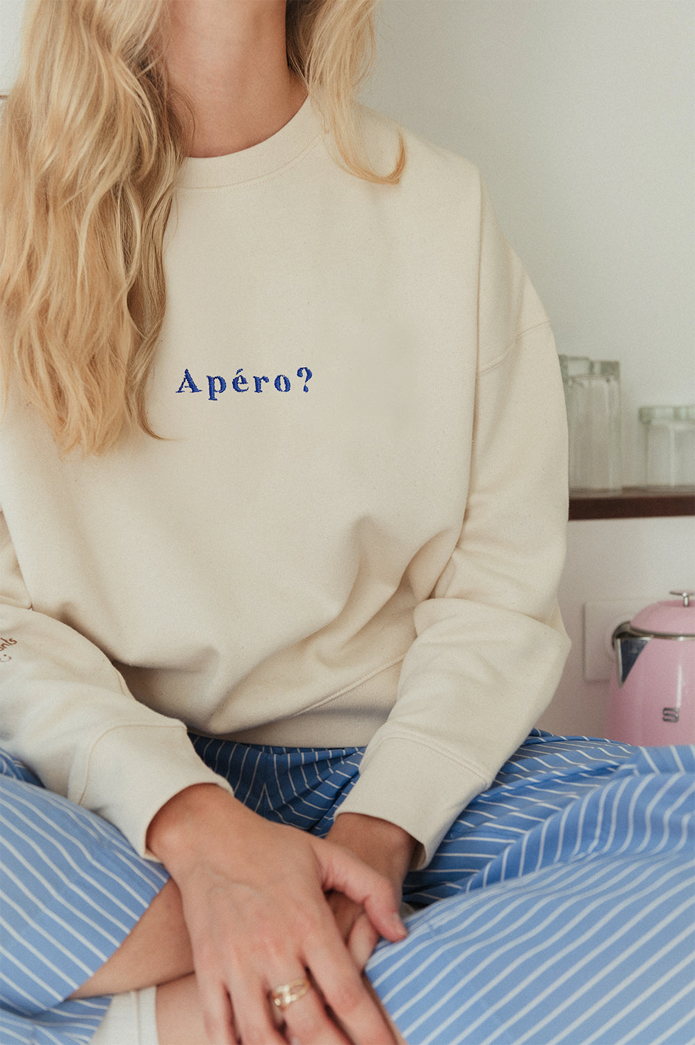 Sweat brodé Apéro ?
