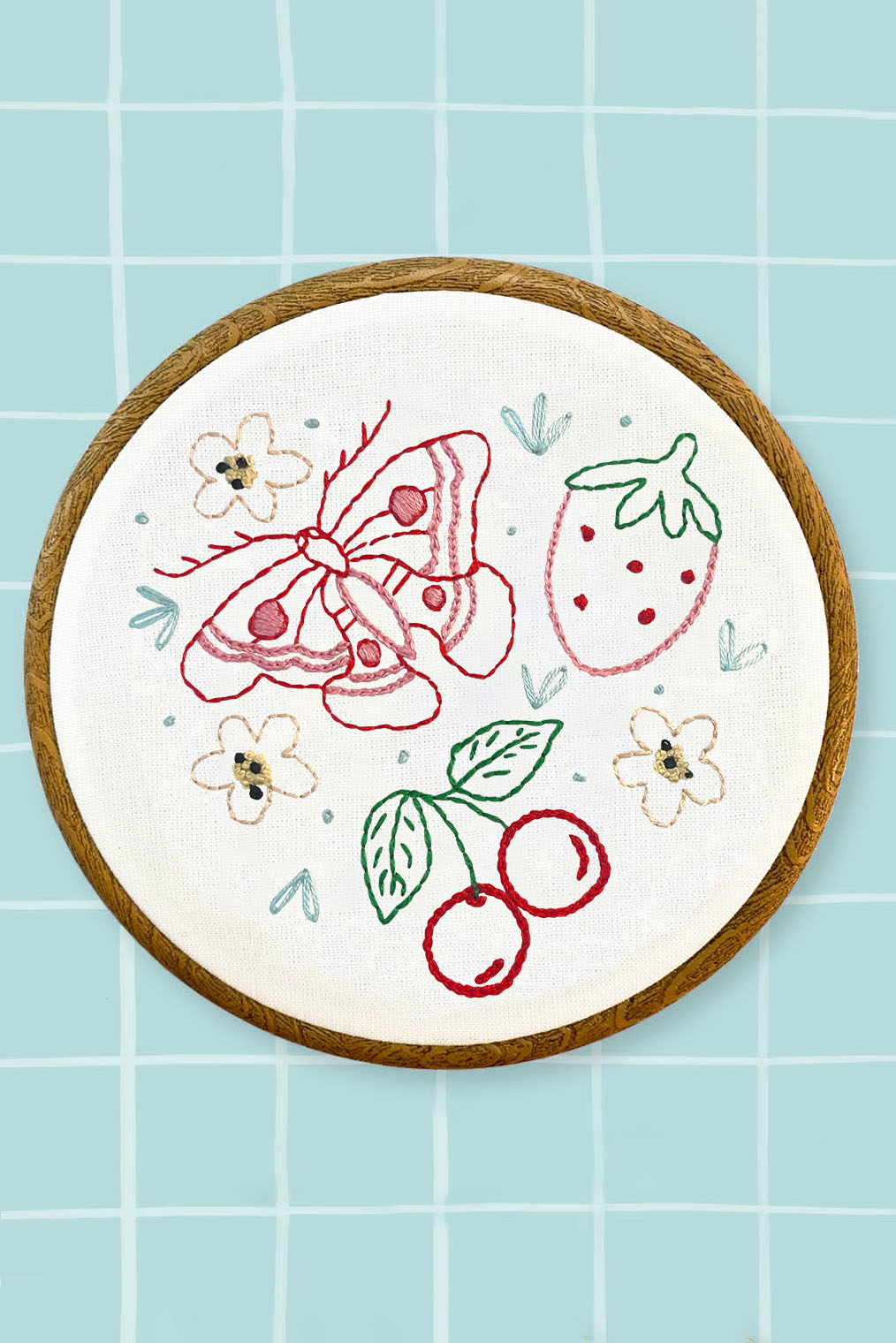 Kit de broderie "La rosée"