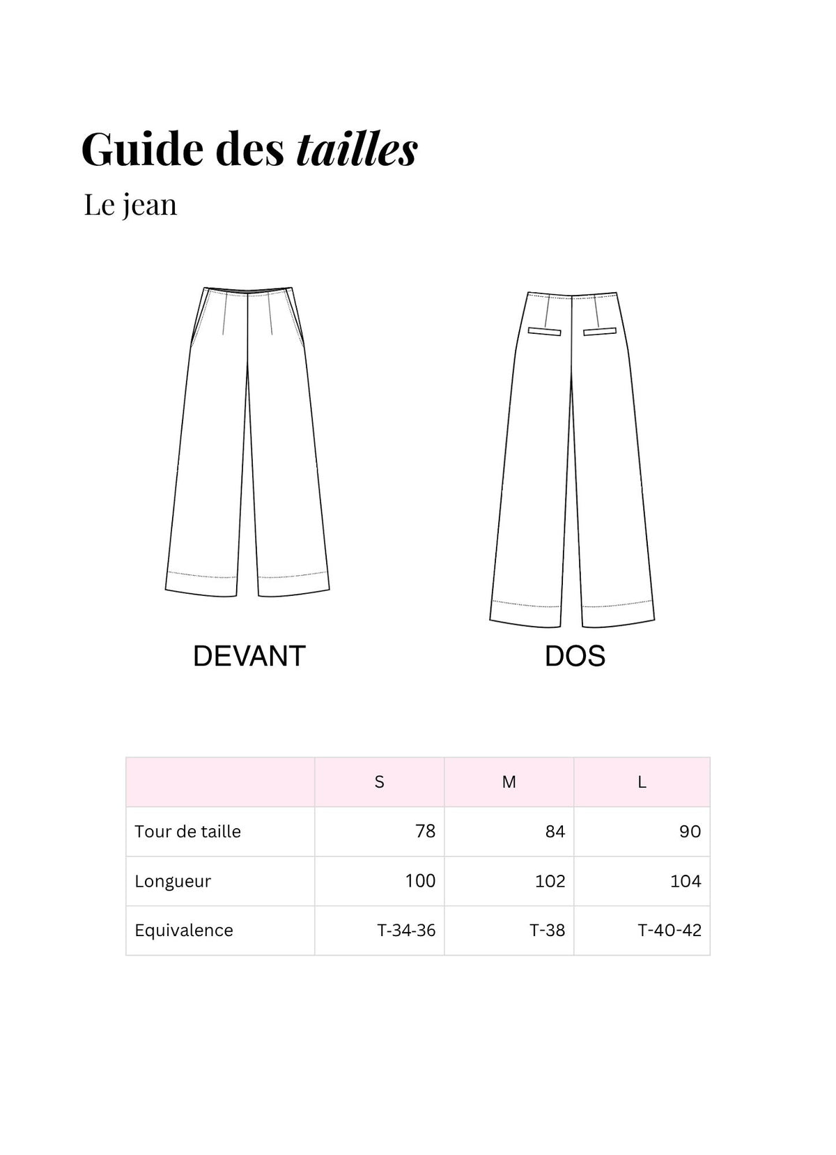 Jean denim 