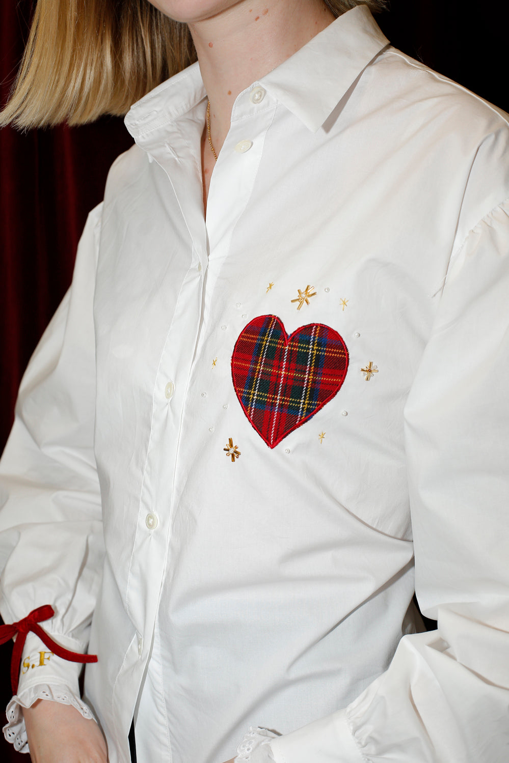 Chemise brodée Scarlett