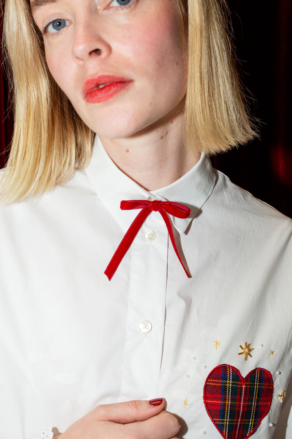Chemise brodée Scarlett