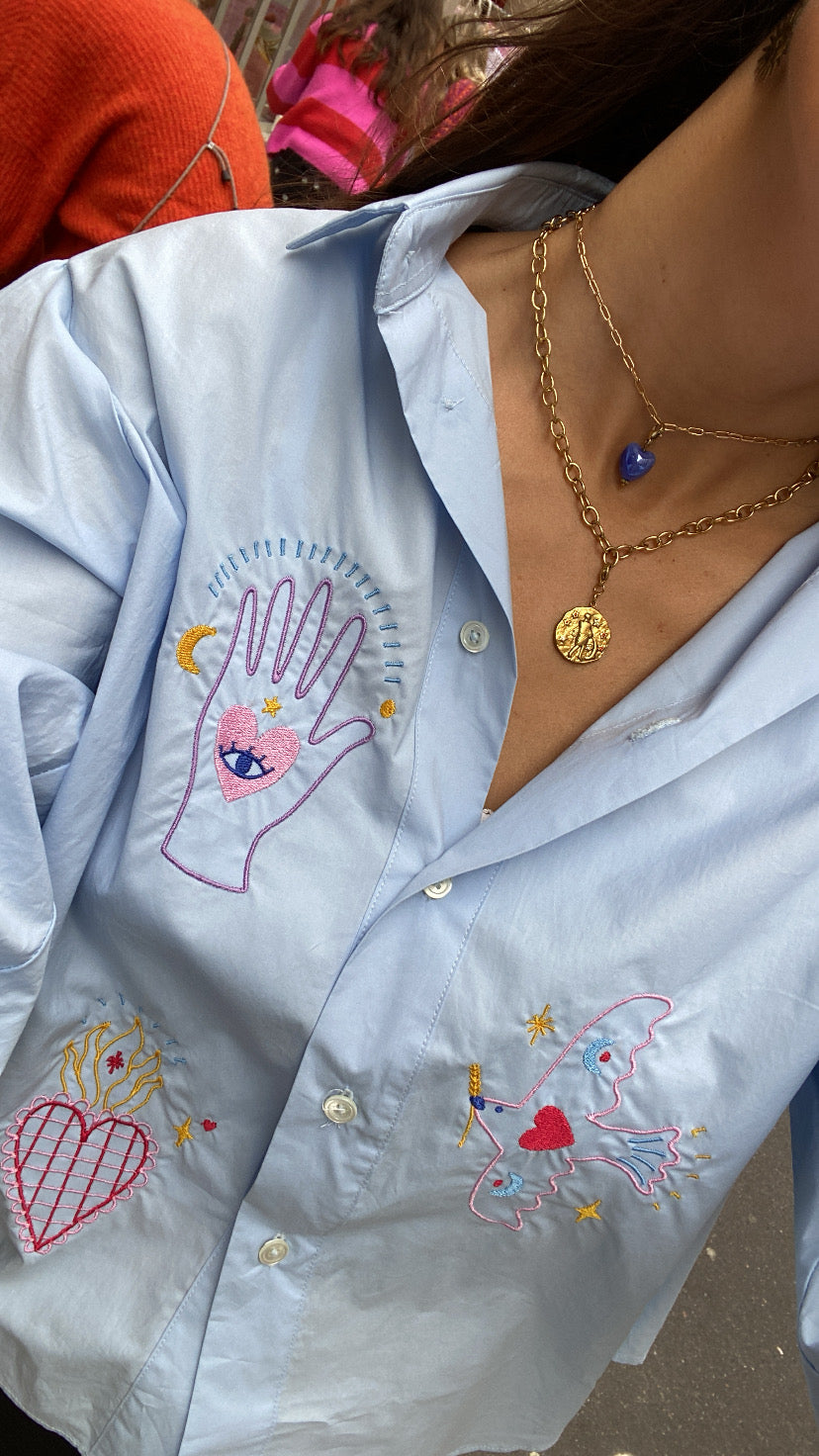 Chemise brodée Paloma
