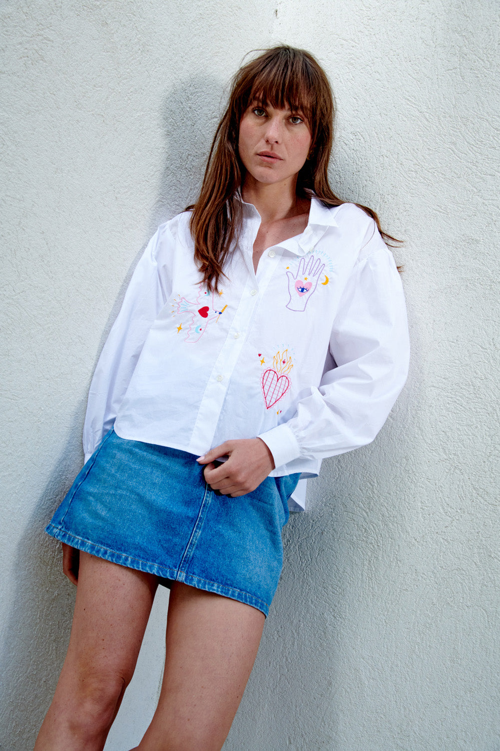 Chemise brodée Paloma