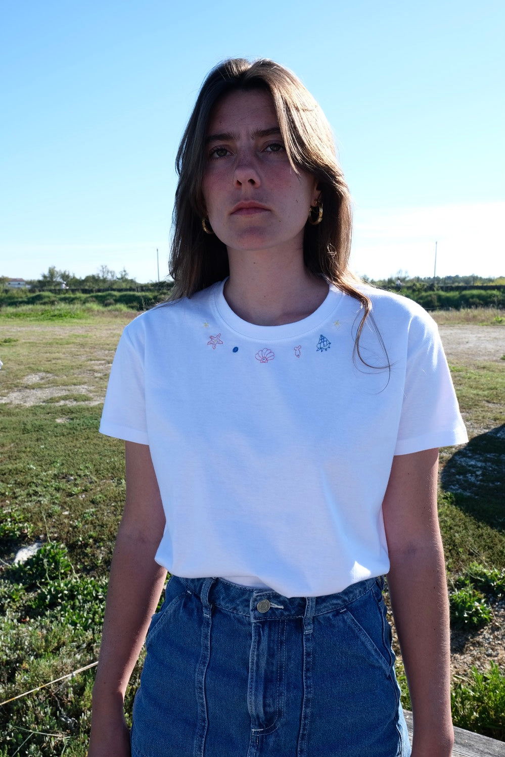 贝壳和甲壳类动物T恤