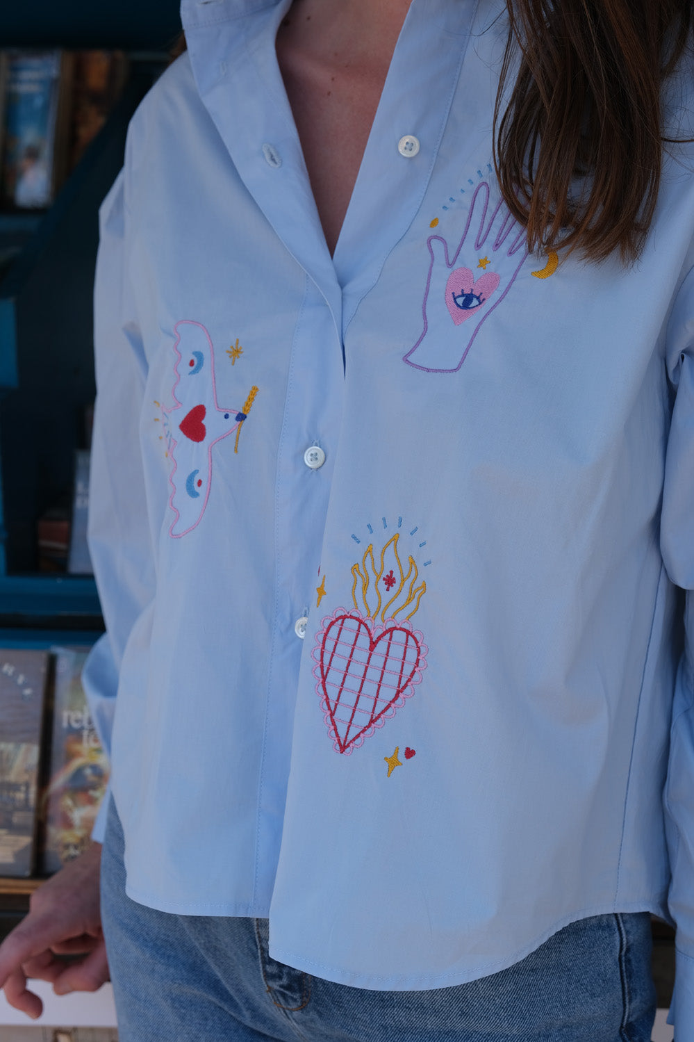 Chemise brodée Paloma