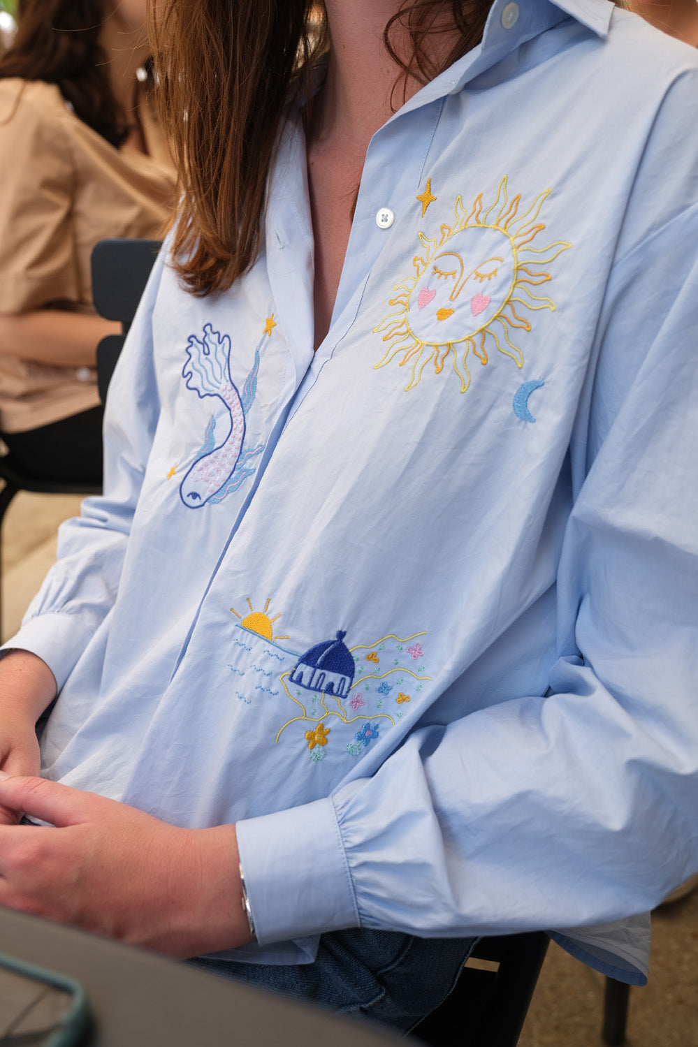 Chemise brodée Zora