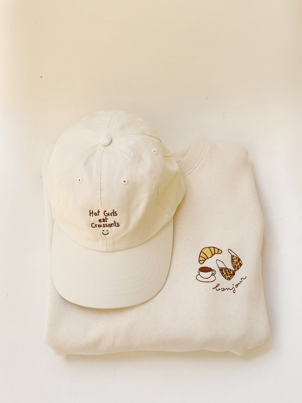 Bonjour Paris 刺绣卫衣