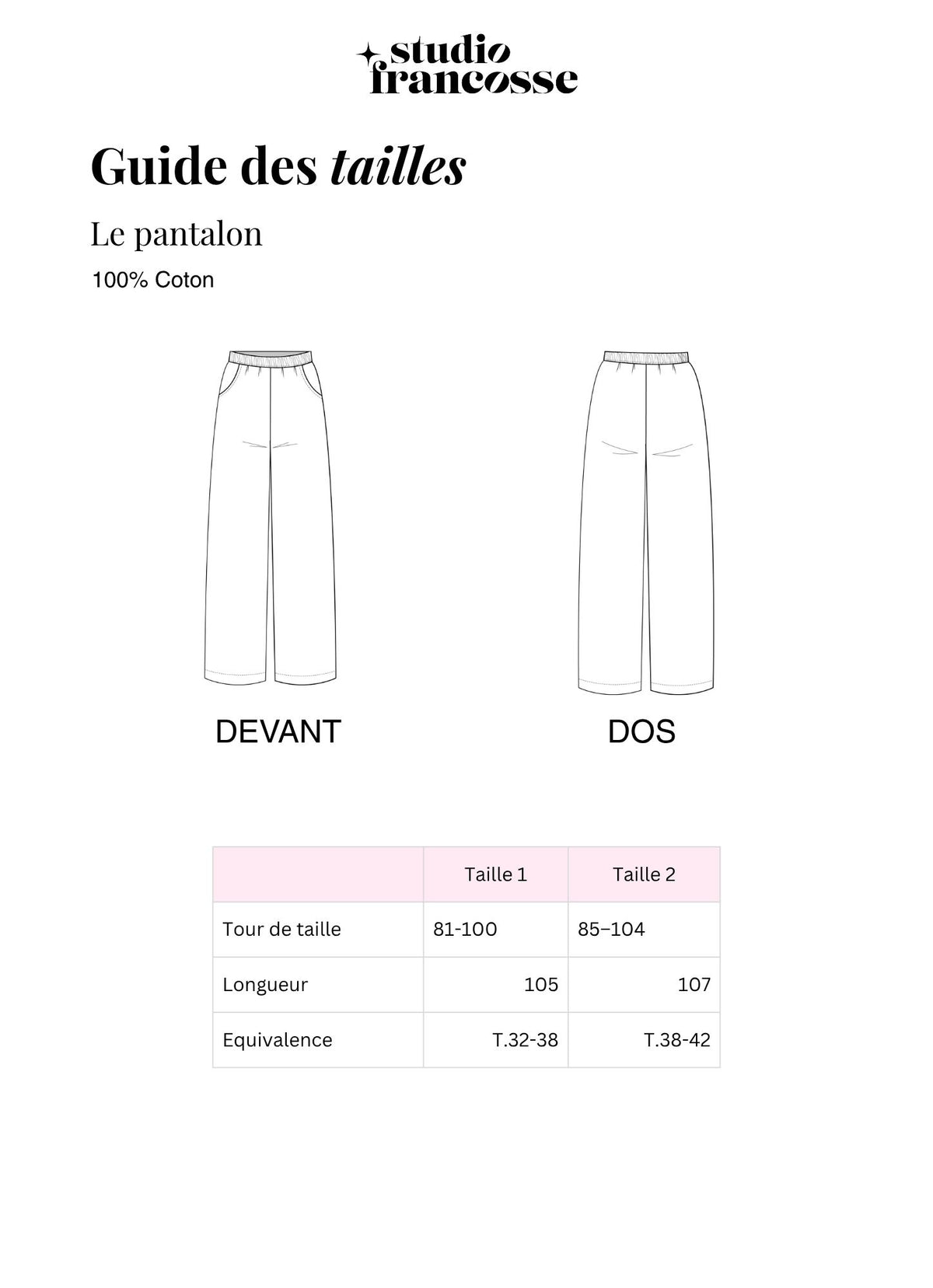 Pantalon rosalie