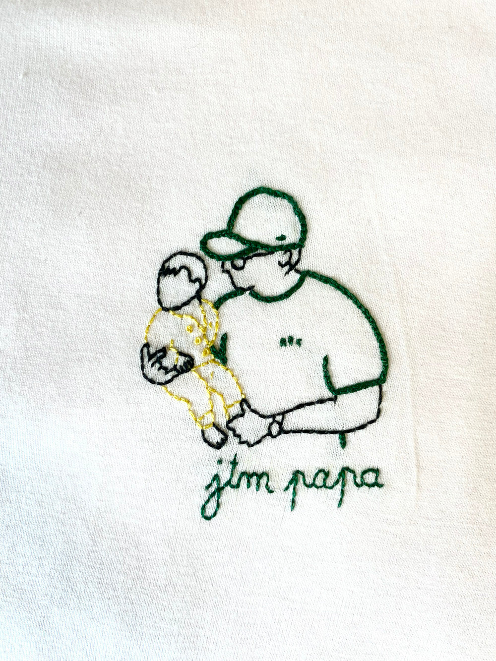 T-shirt brodé personnalisé à partir d'une photo