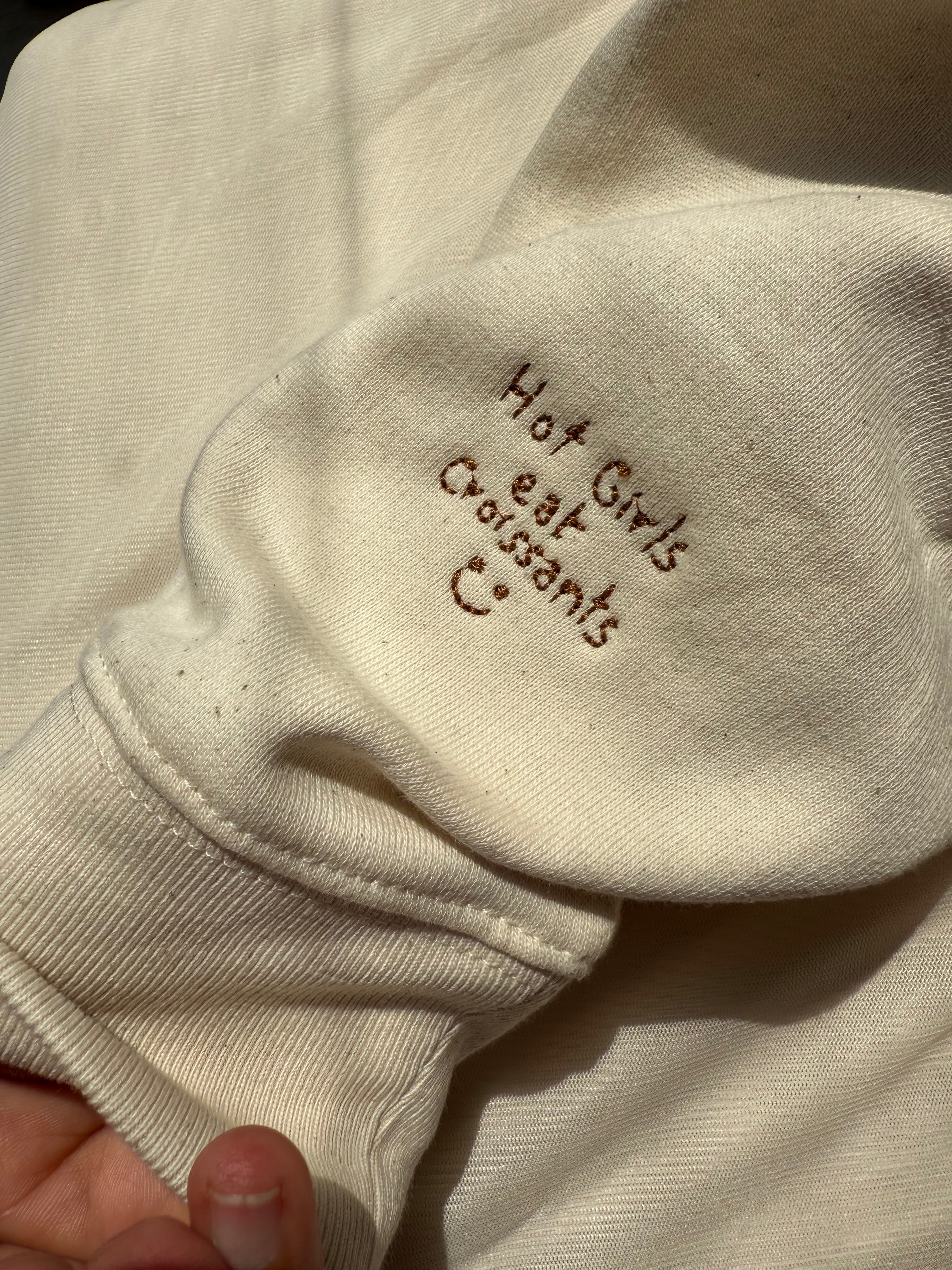 Bonjour Paris 刺绣卫衣