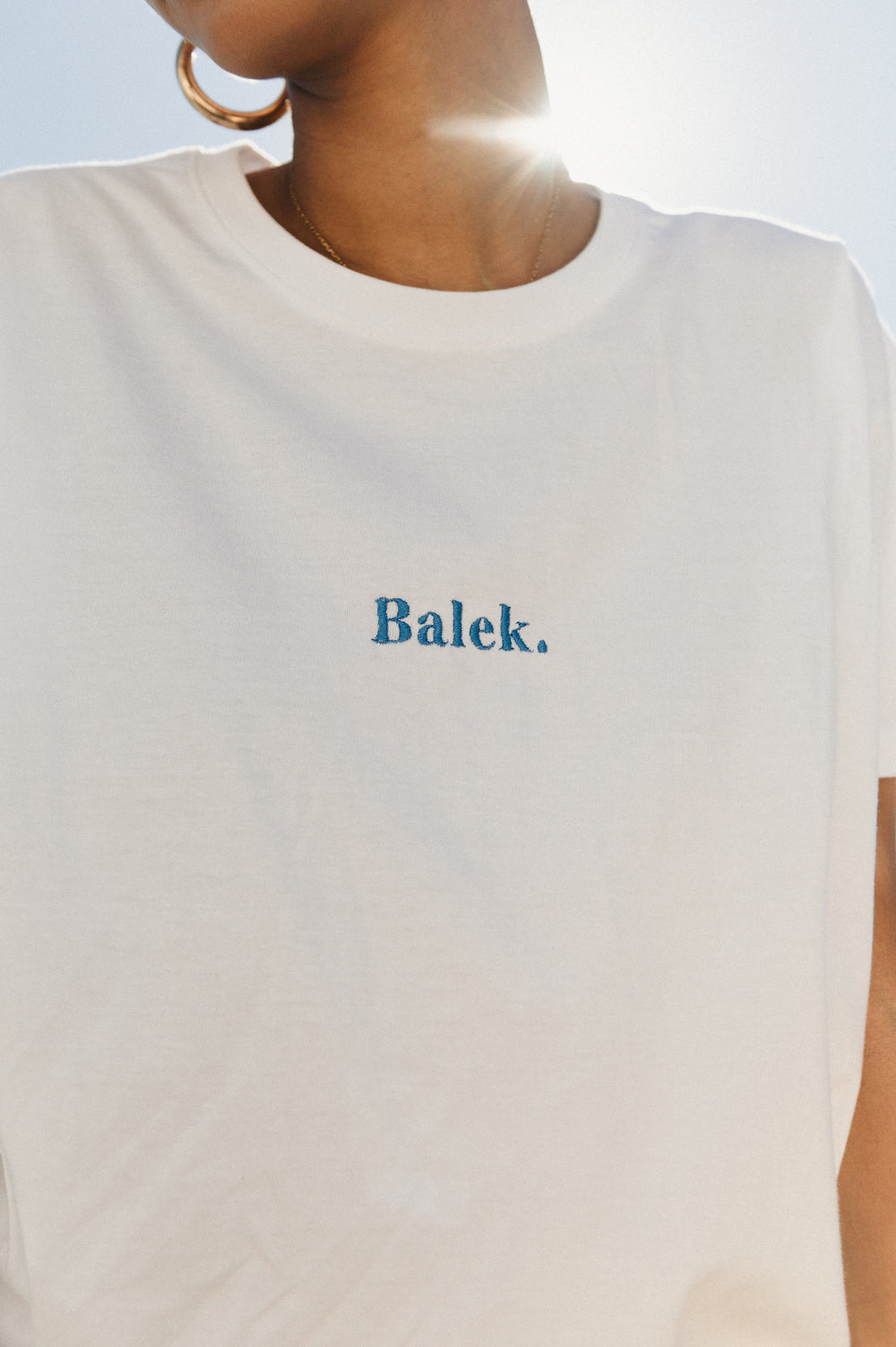 T-shirt brodé message personnalisé