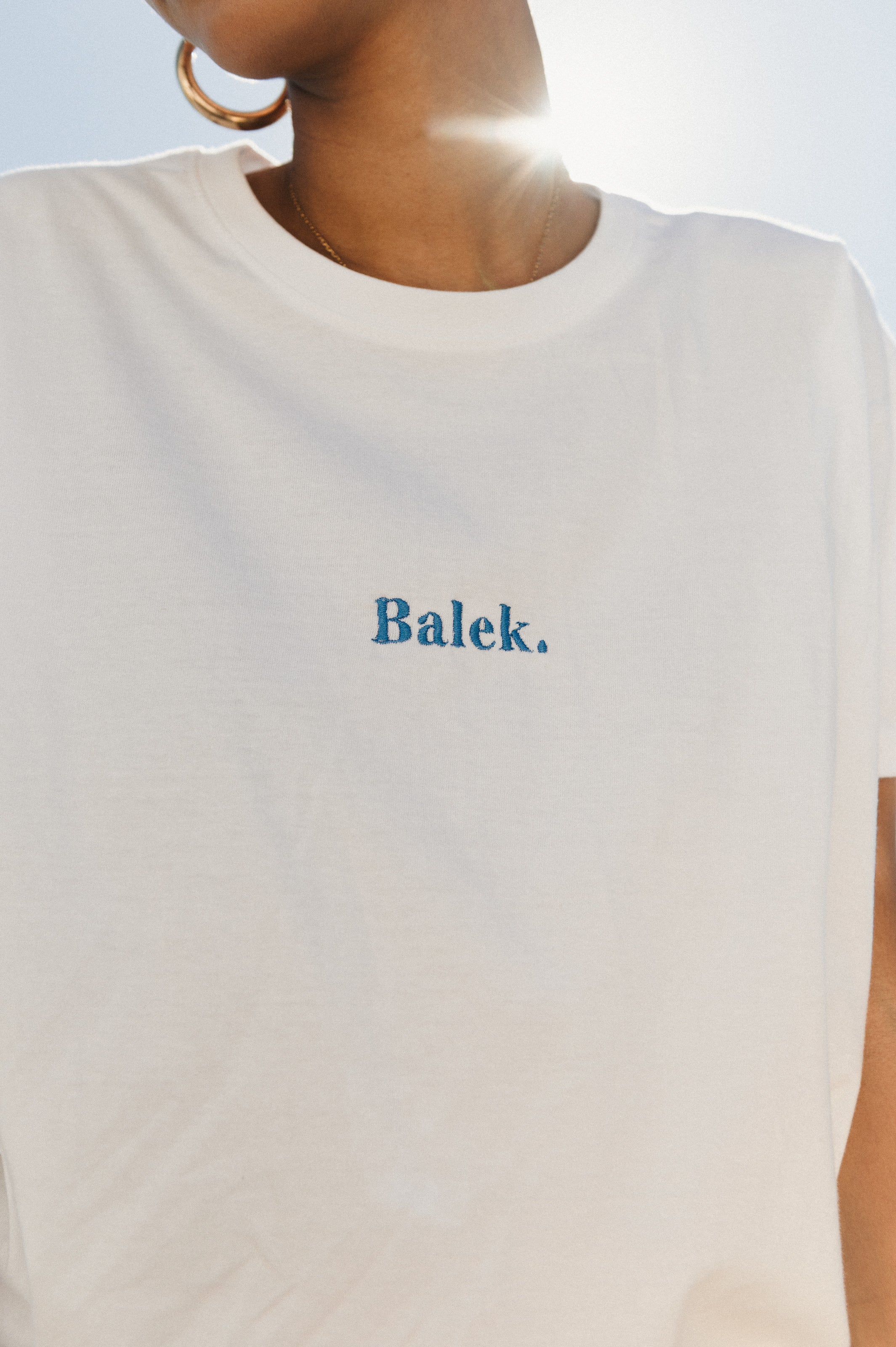 T-shirt brodé message personnalisé