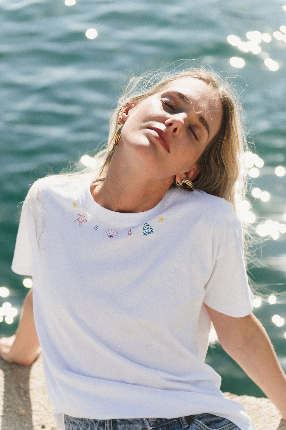 贝壳和甲壳类动物T恤