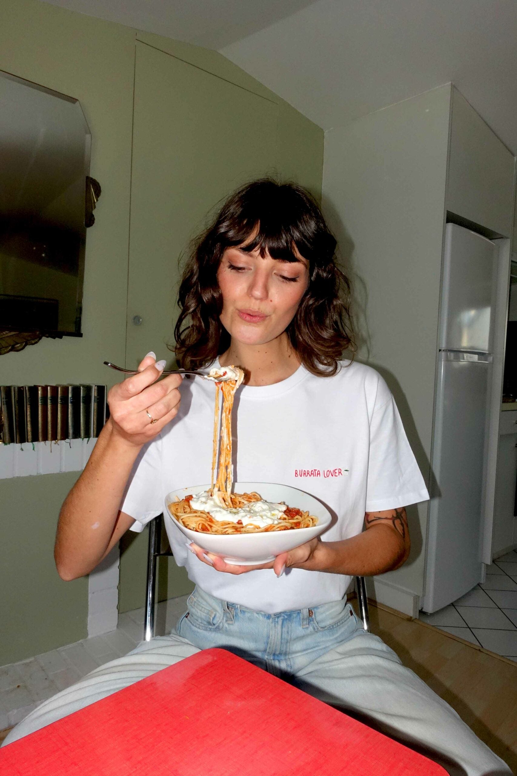 布拉塔奶酪爱好者T恤