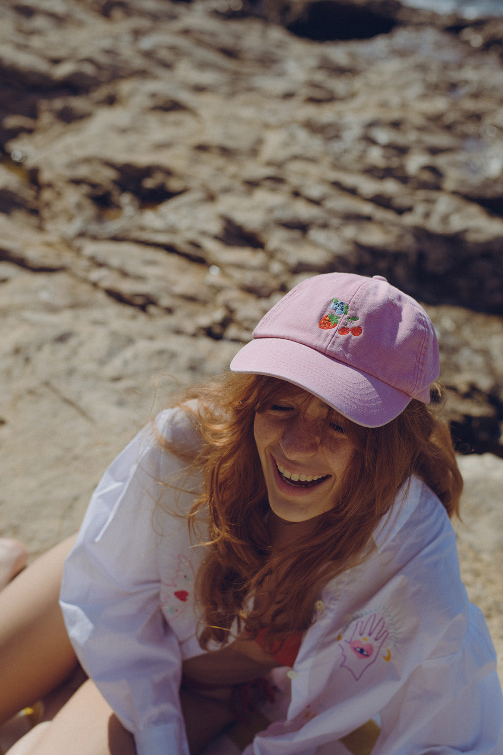 Cap with red berries