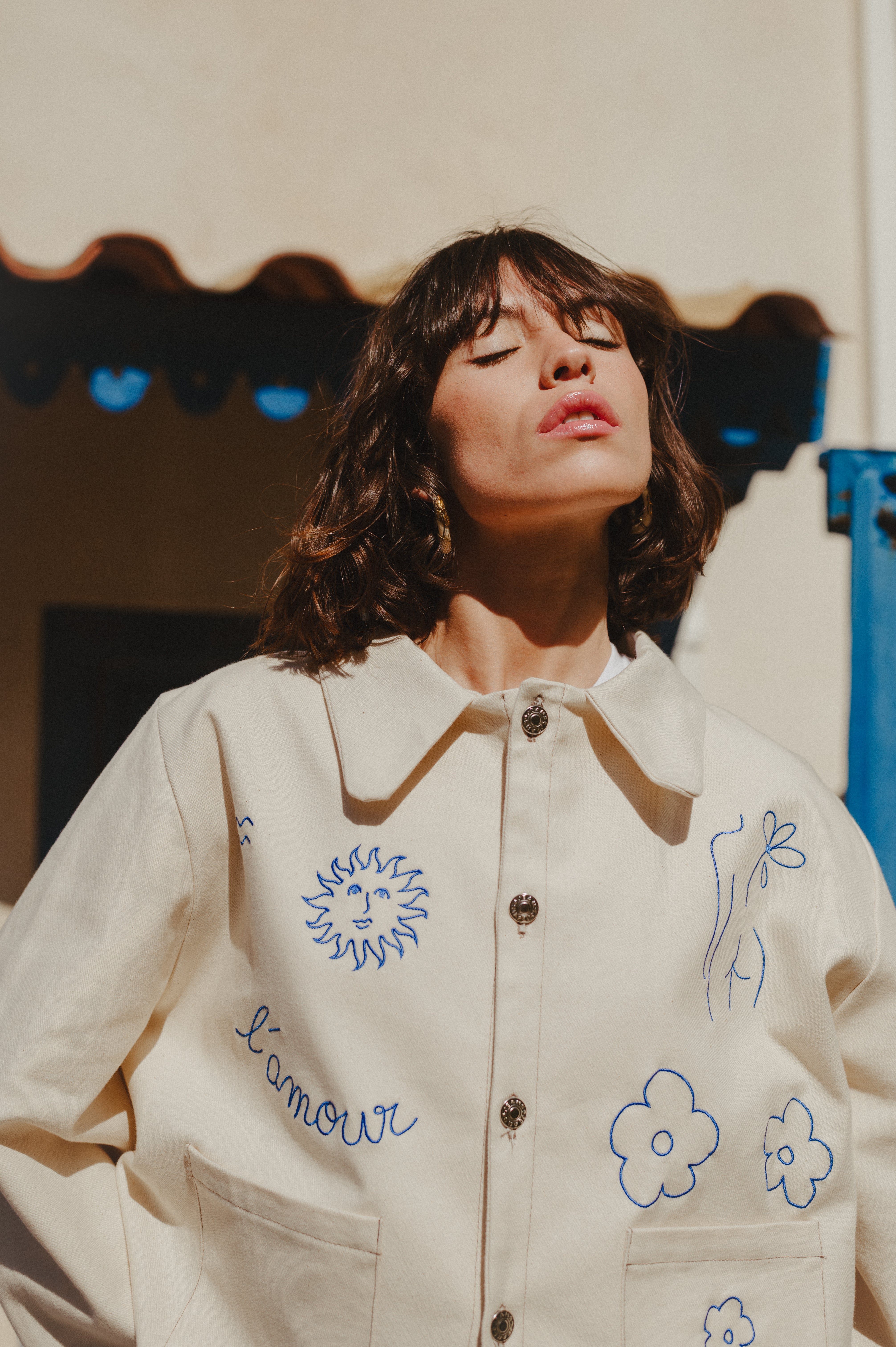 Zora embroidered shirt