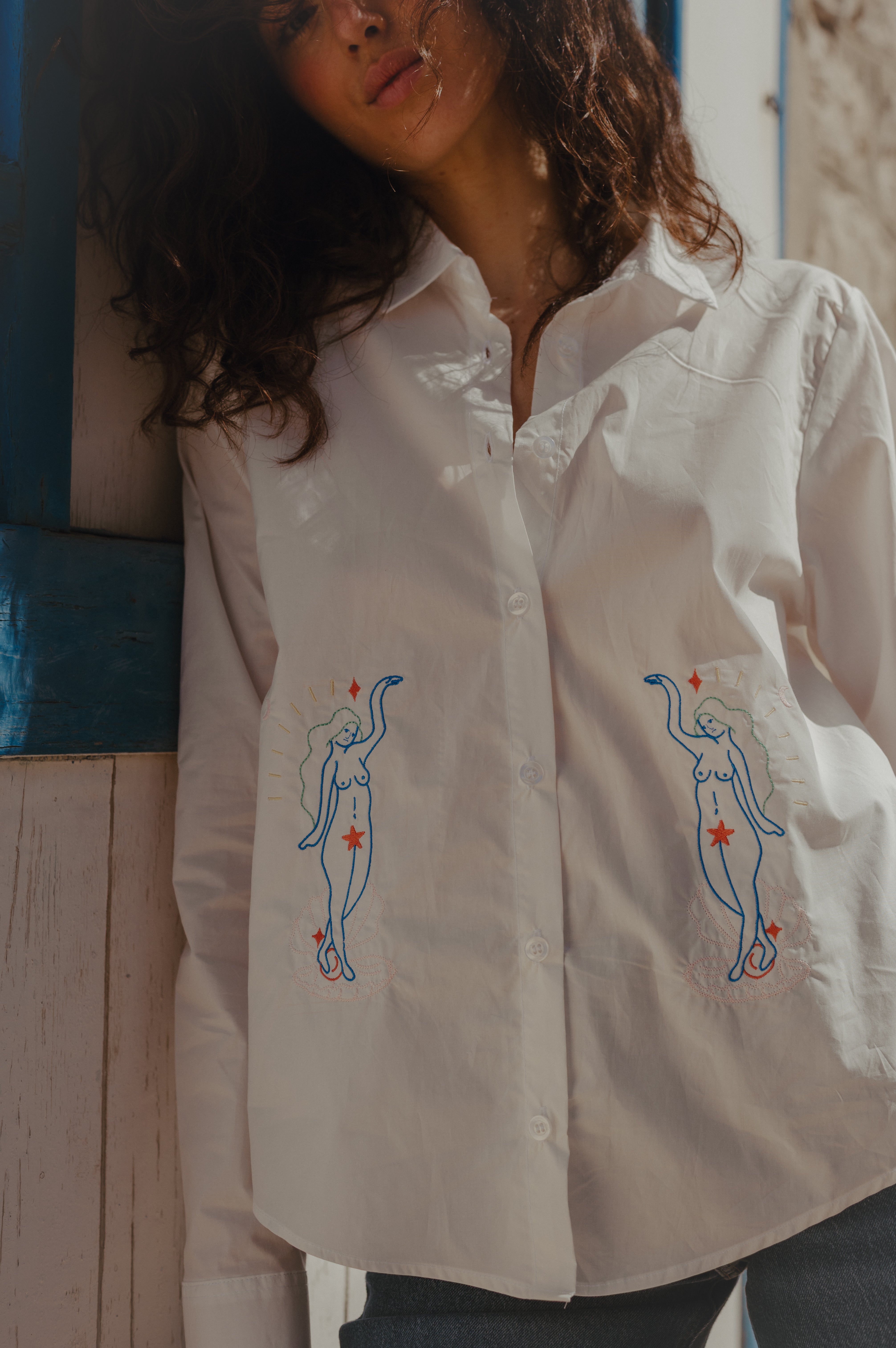 Zora embroidered shirt