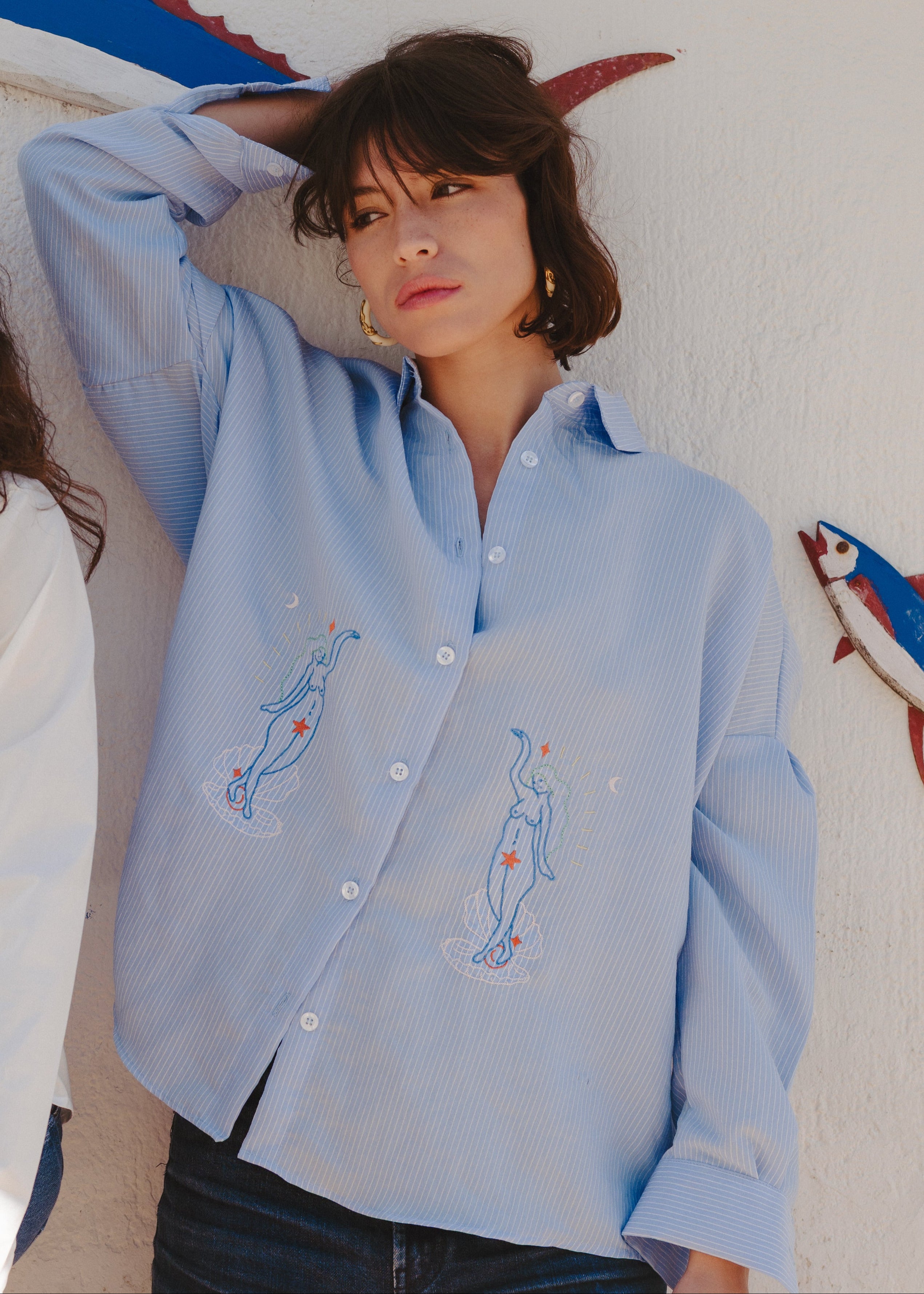 Chemise Blue Aphrodite