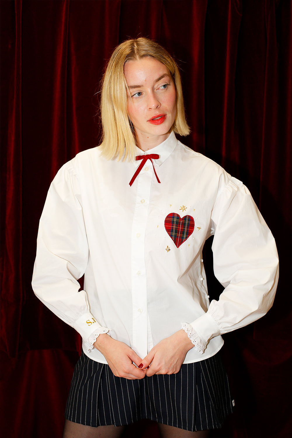 Chemise brodée Scarlett