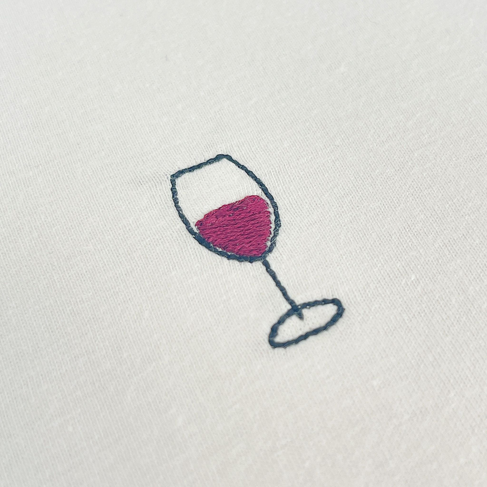 T-shirt Verre de vin (personnalisable)