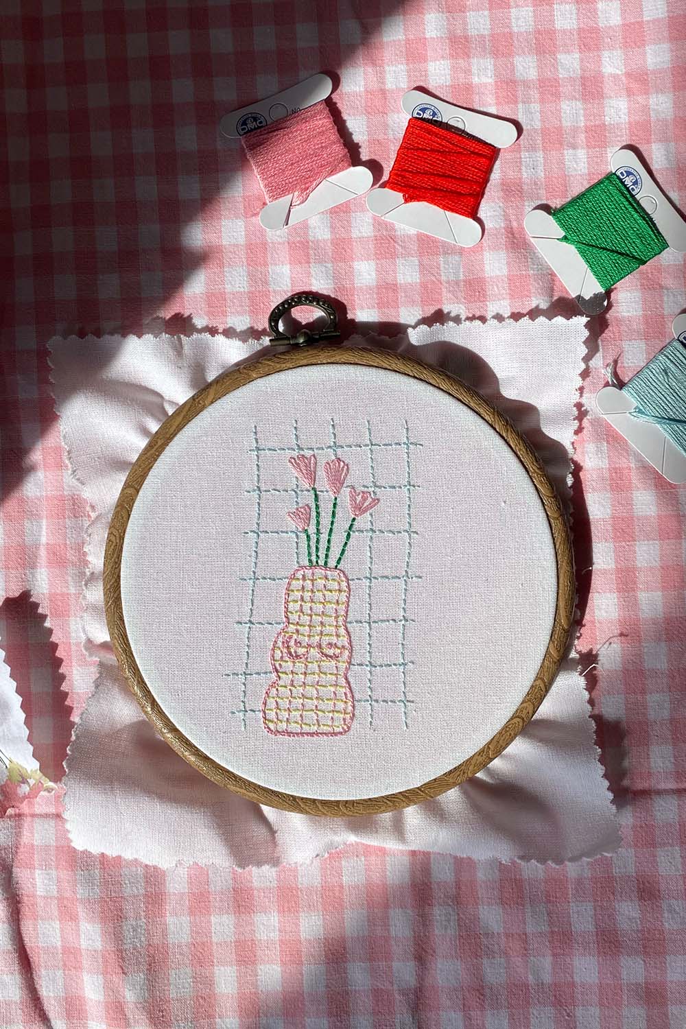 "Tulips" embroidery kit 