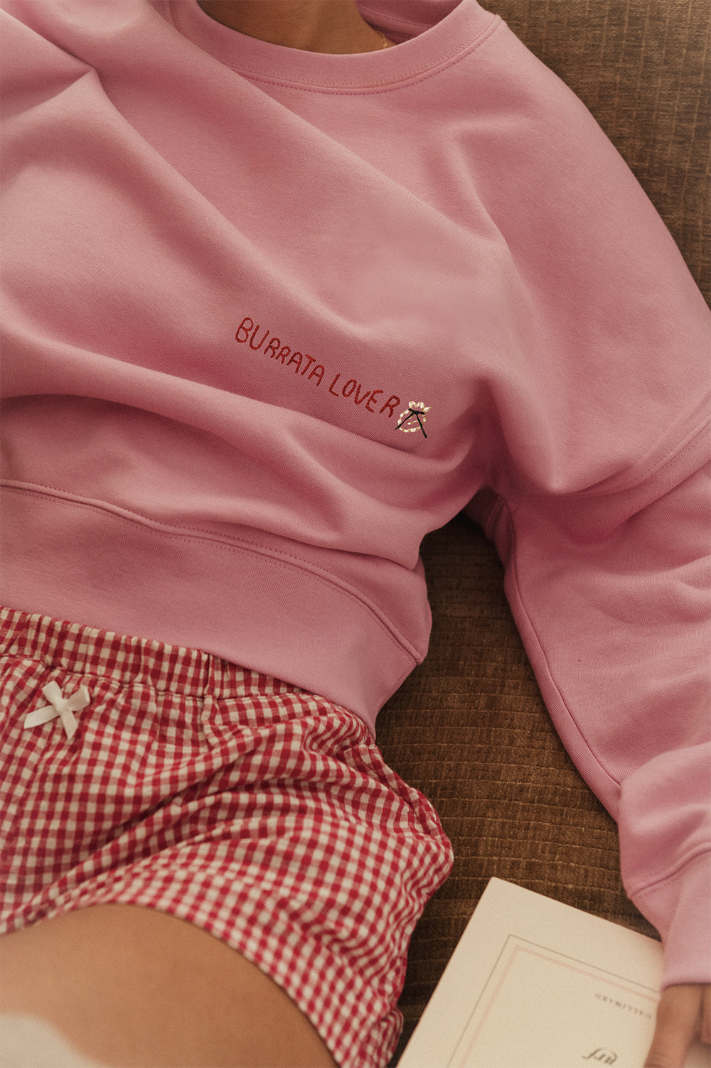 Sweat brodé Burrata Lover