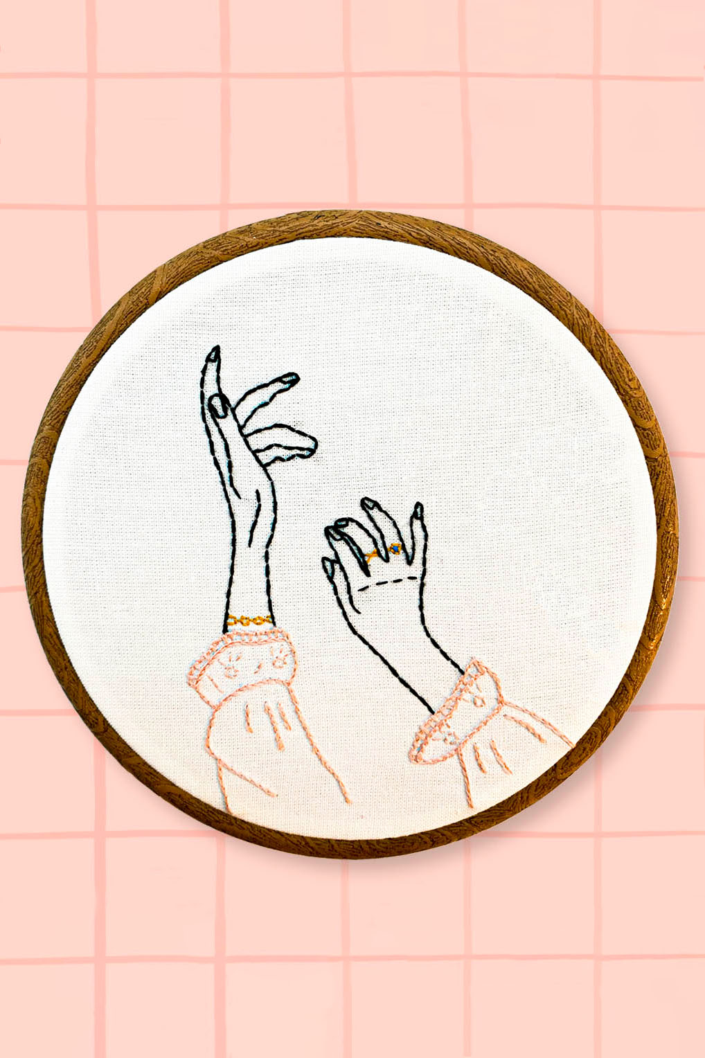 Kit de broderie "Les mains libres"