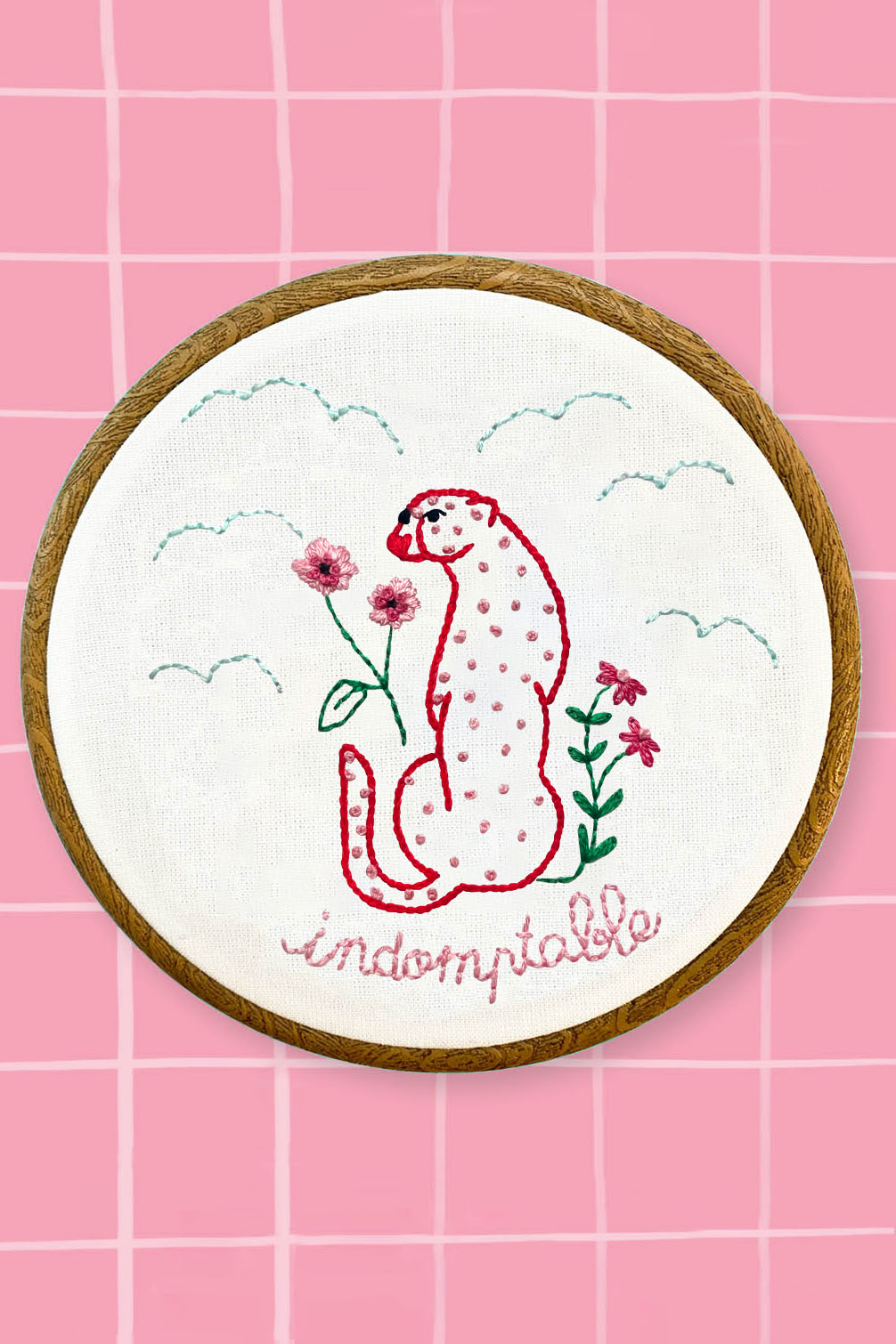 Kit de broderie "Le Léopard"