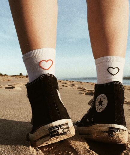 chaussettes Coeur
