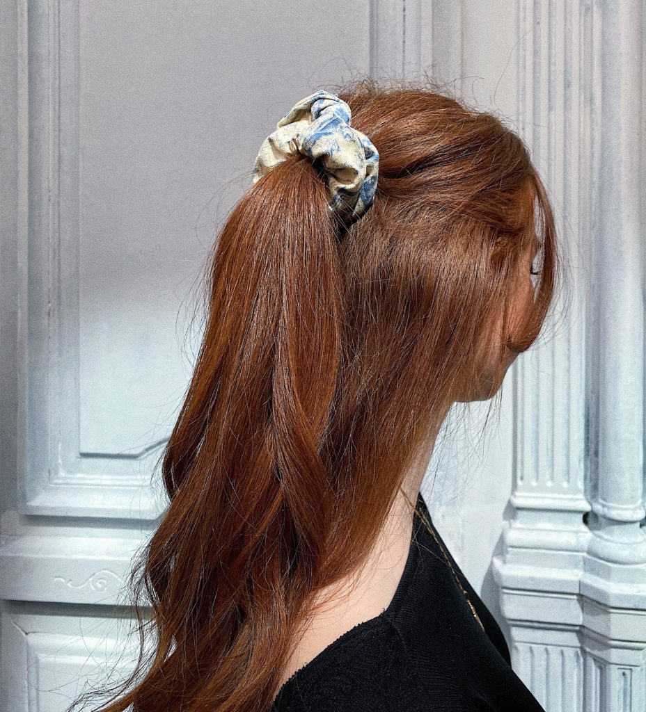 Chouchou upcyclé Hélène