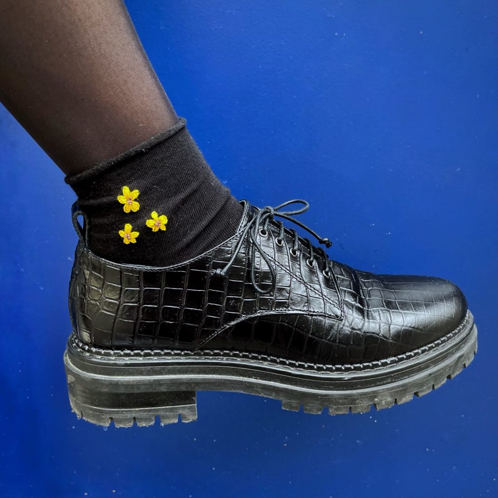 Chaussettes Fleuries
