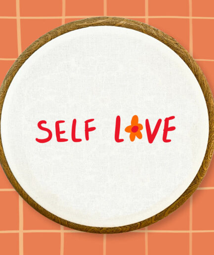 kit de broderie "Self love"